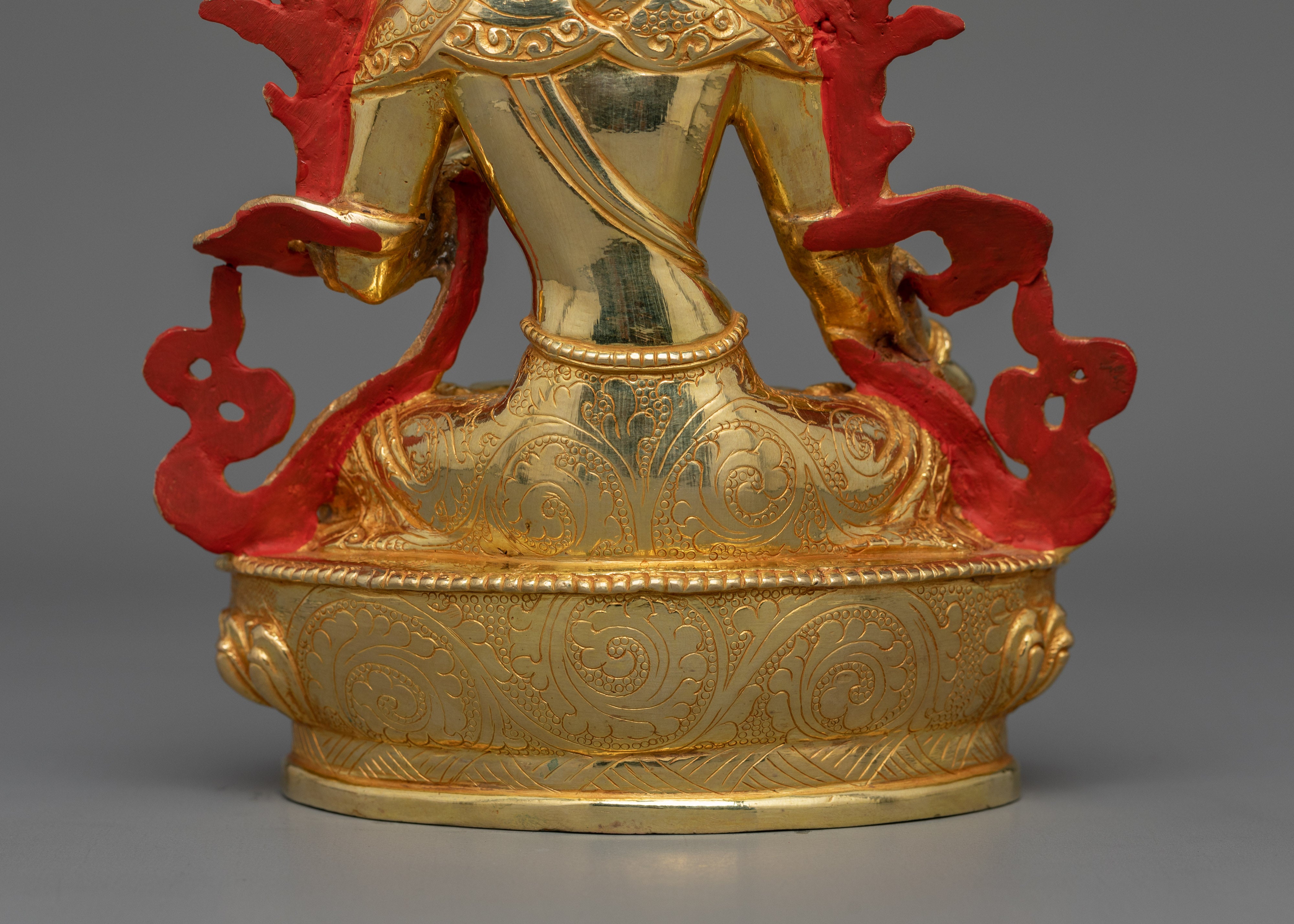 Historical Seven Eyes White Tara Statue  | Spiritual Healing and Altar Decor