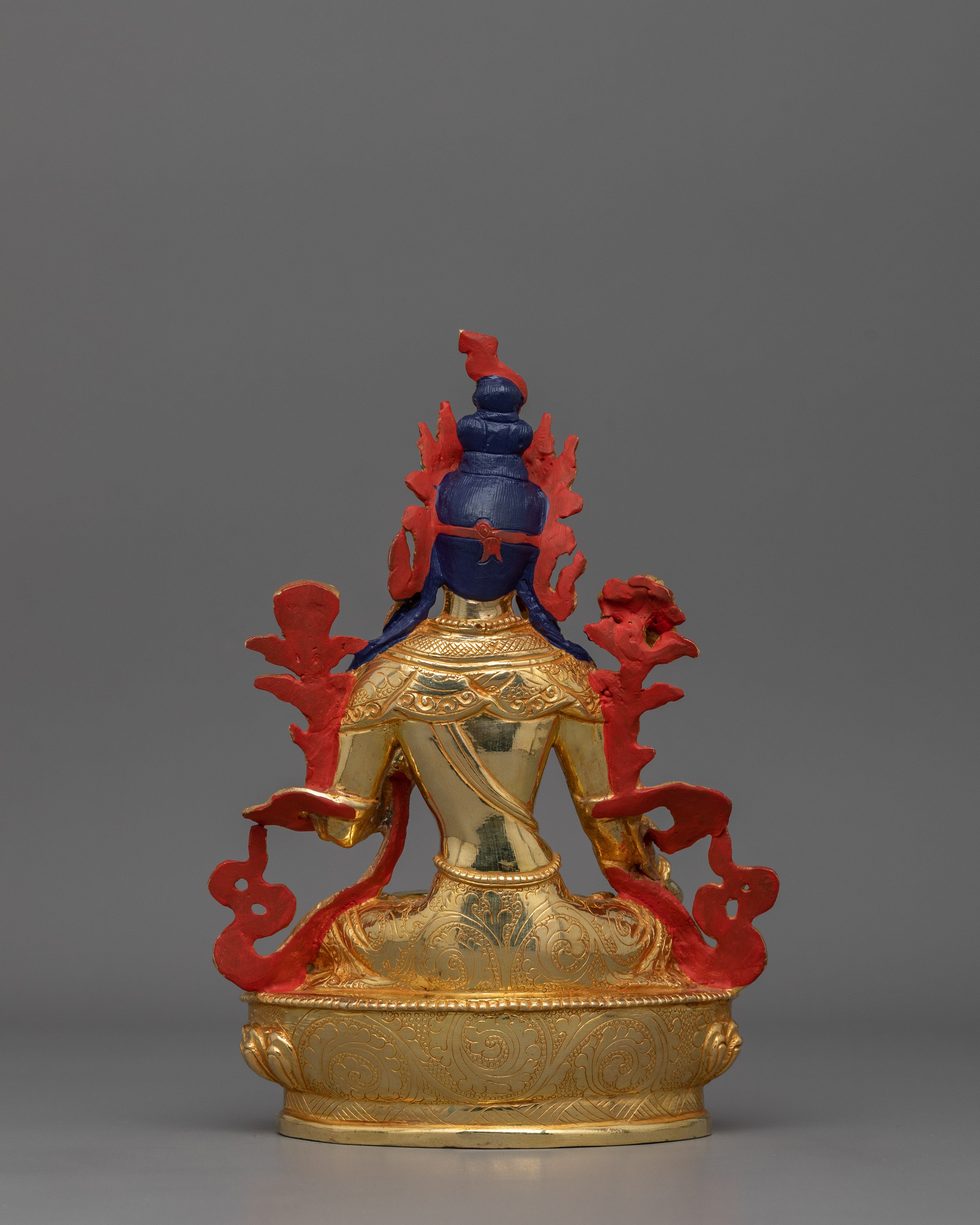 Historical Seven Eyes White Tara Statue  | Spiritual Healing and Altar Decor