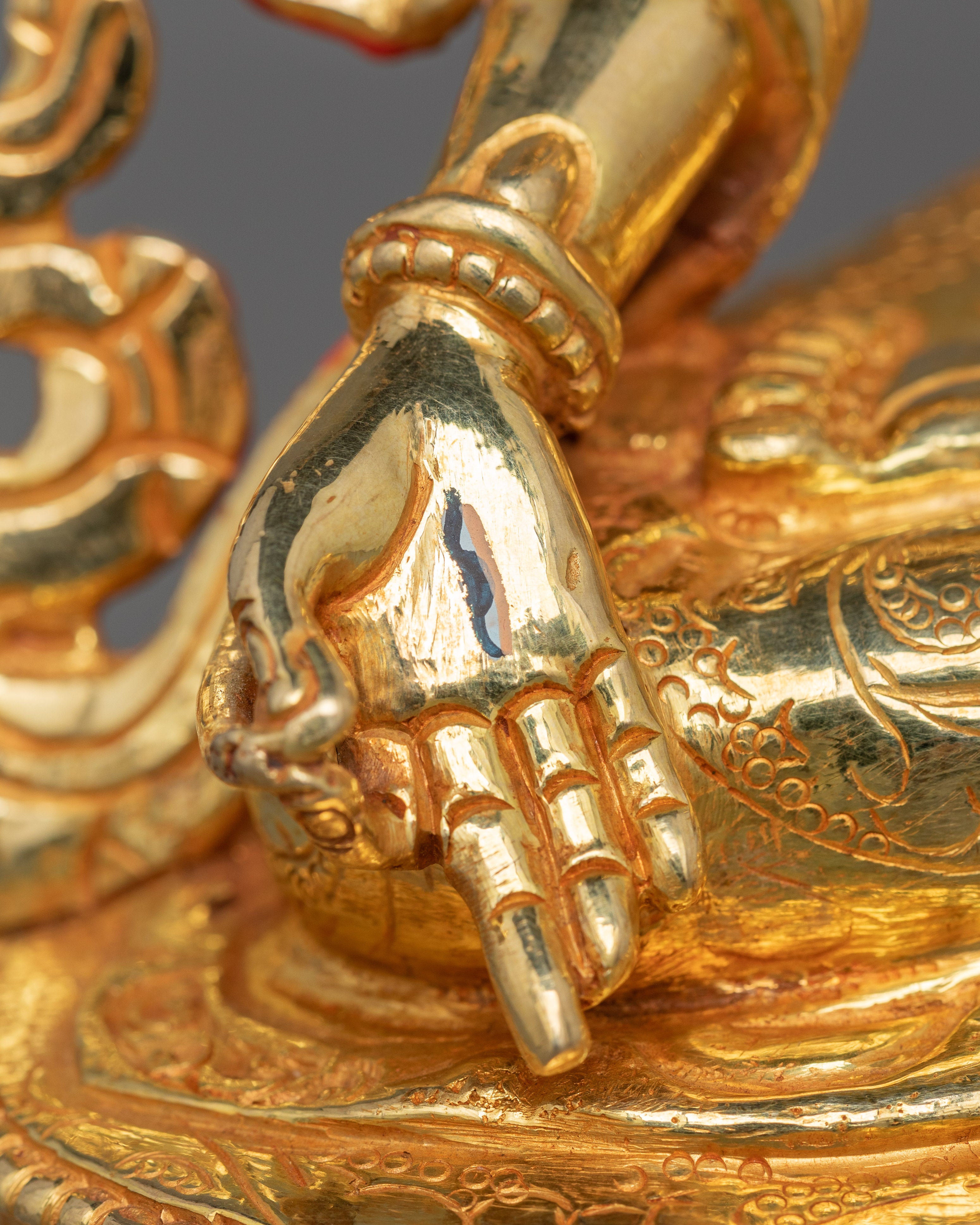 Historical Seven Eyes White Tara Statue  | Spiritual Healing and Altar Decor