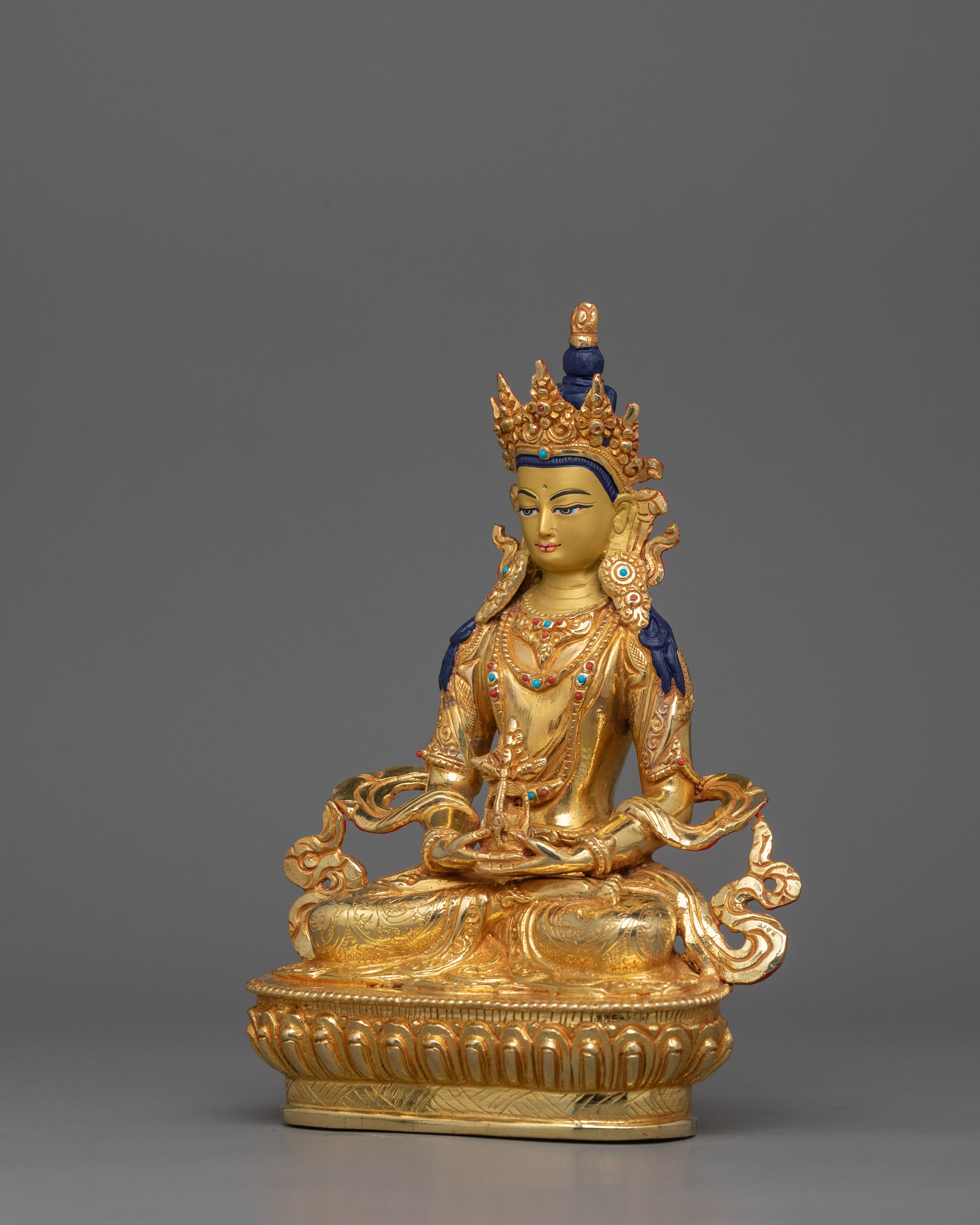 Himalayan Longevity Deity Amitayus Statue | Spiritual Master and Protector