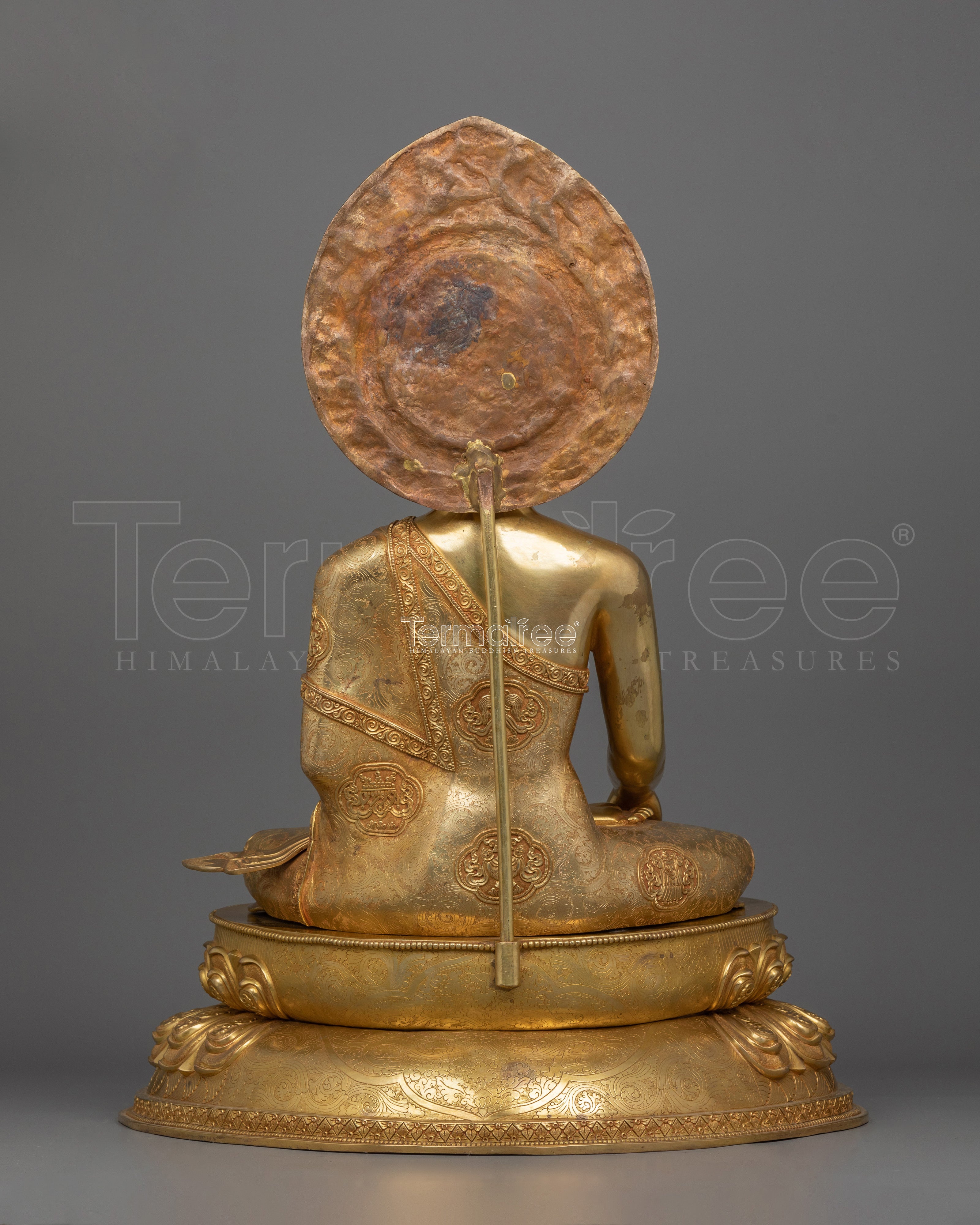 Himalayan Sculpture of Meditating Buddha Shakyamuni | Buddha of Light and Compassion
