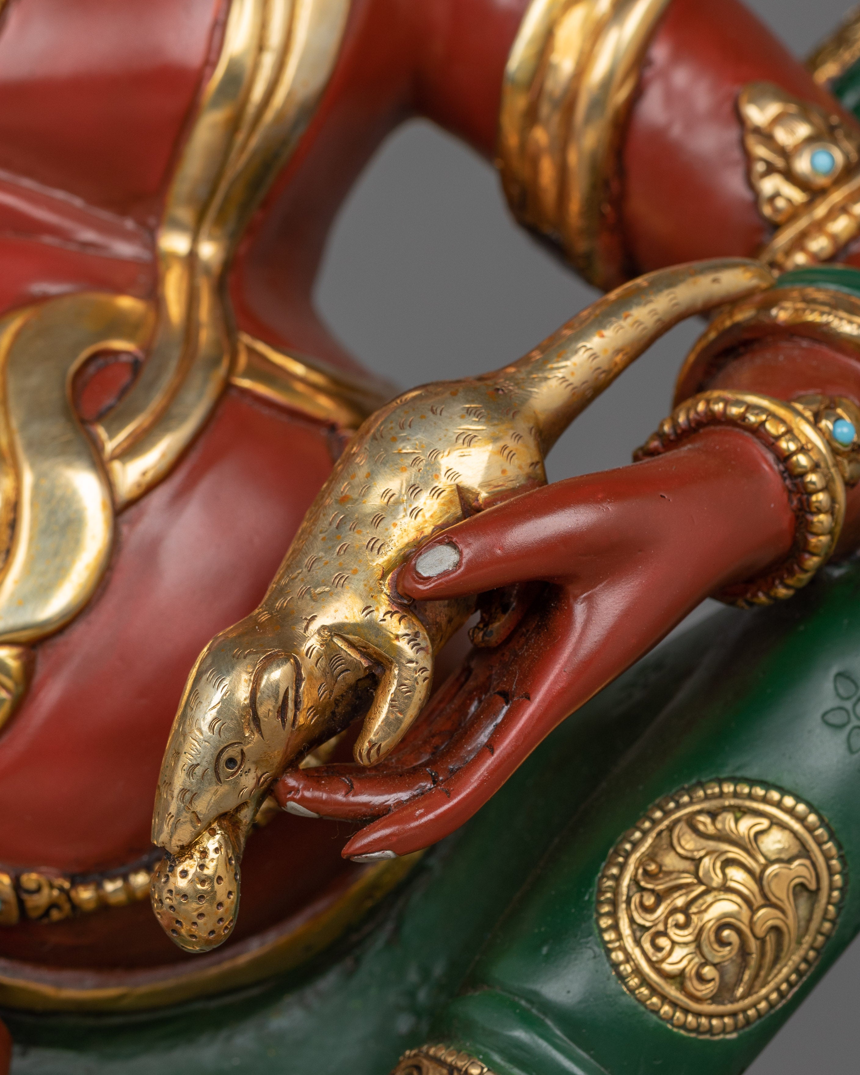 Handmade Sculpture of Namtoshe | Tibetan Deity of Wisdom and Protection