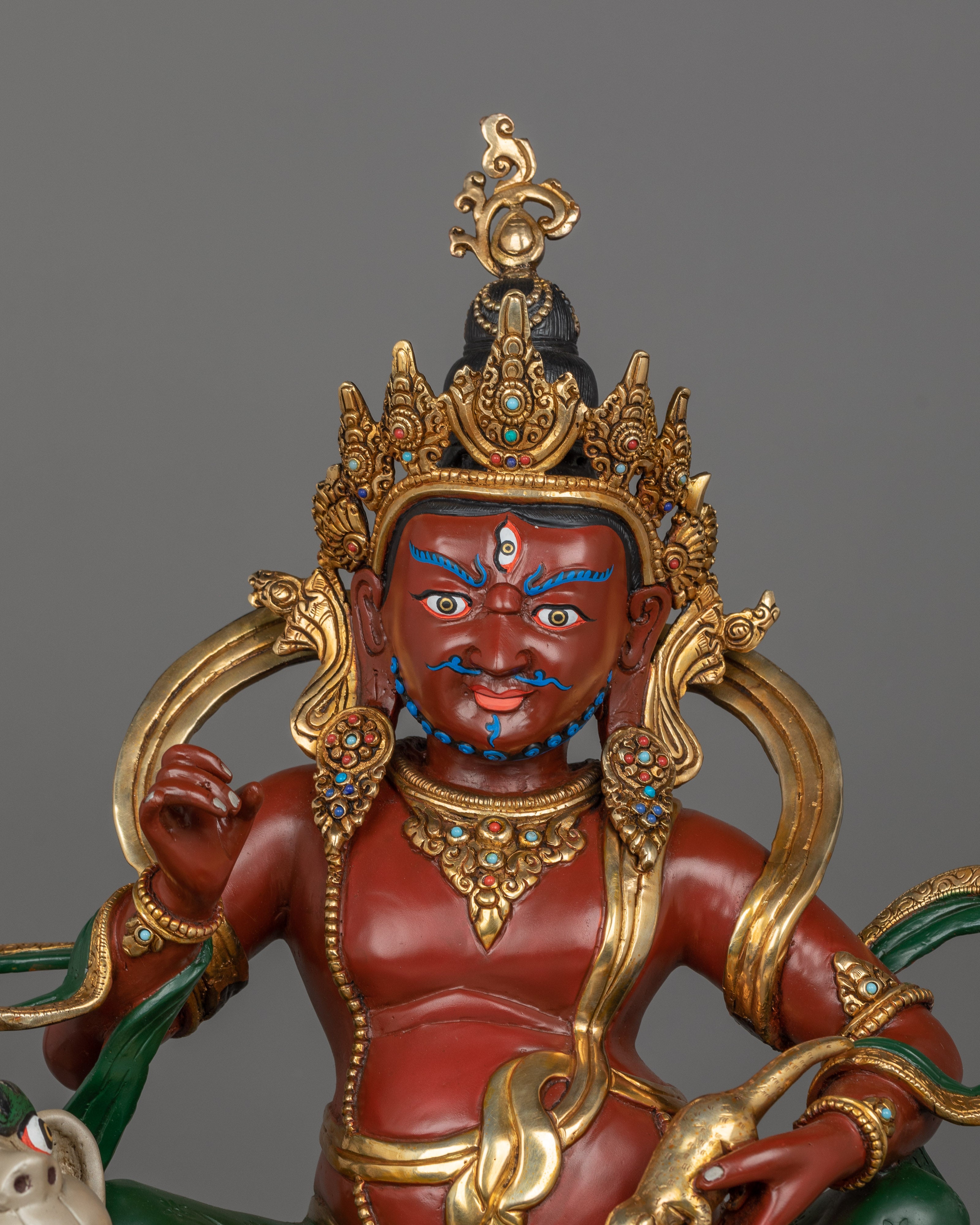 Handmade Sculpture of Namtoshe | Tibetan Deity of Wisdom and Protection