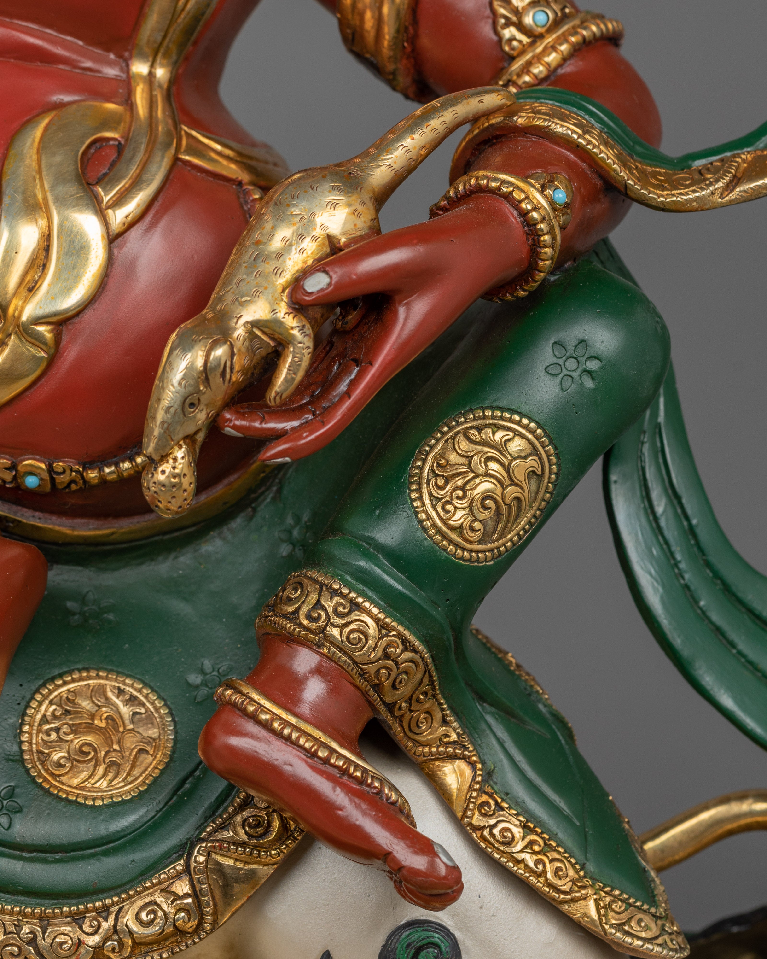 Handmade Sculpture of Namtoshe | Tibetan Deity of Wisdom and Protection