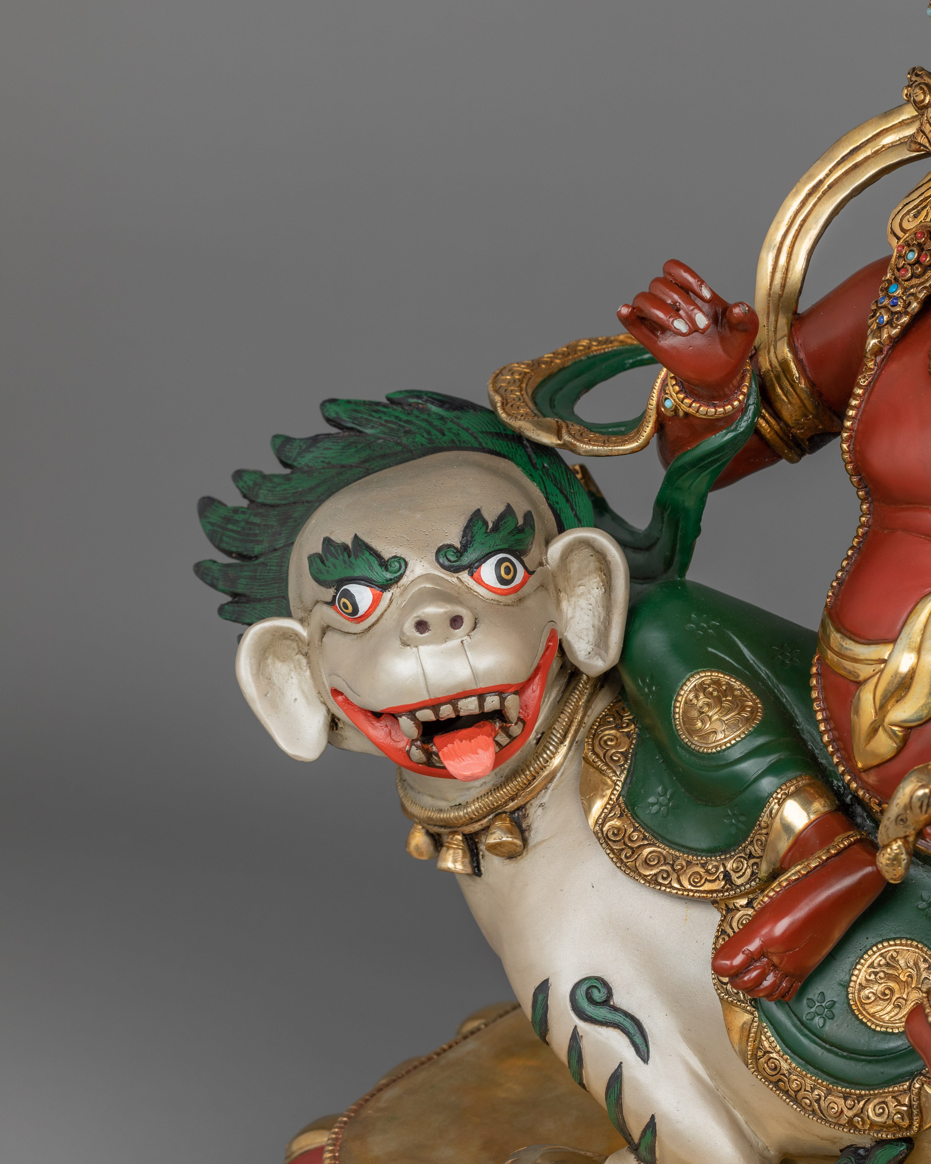 Handmade Sculpture of Namtoshe | Tibetan Deity of Wisdom and Protection