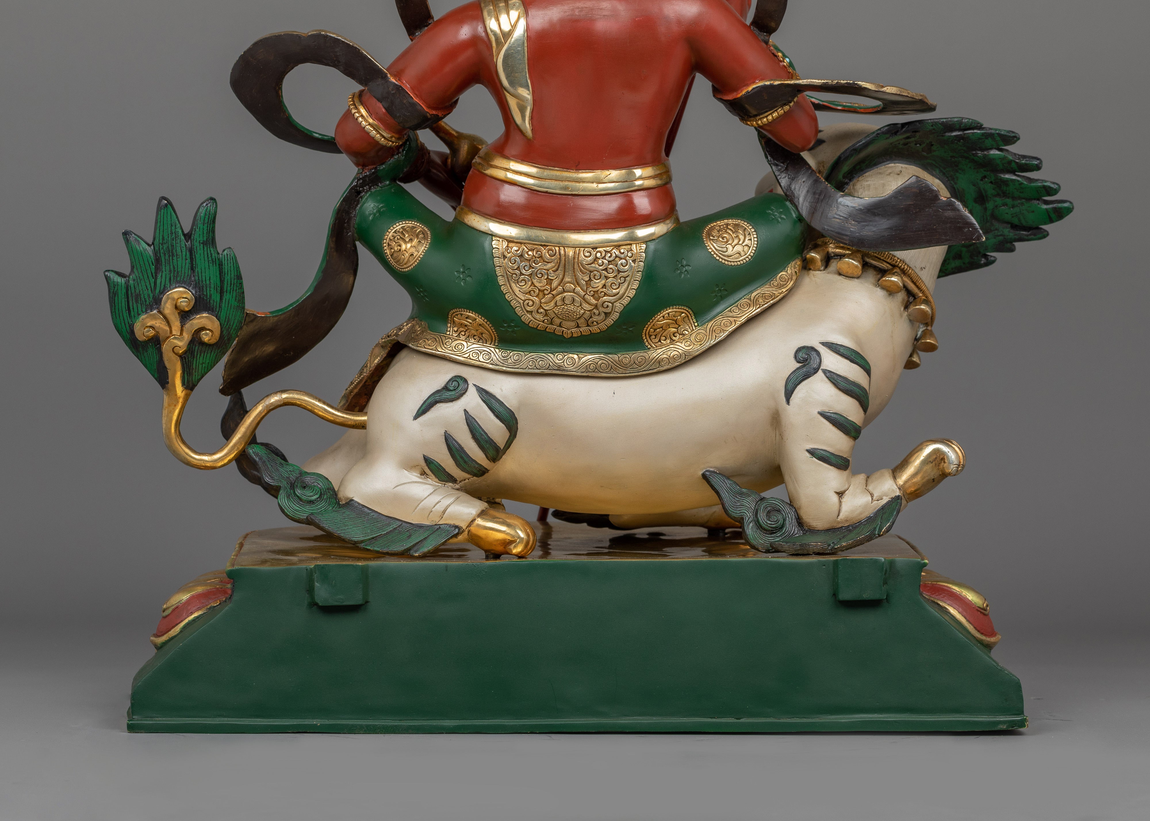 Handmade Sculpture of Namtoshe | Tibetan Deity of Wisdom and Protection