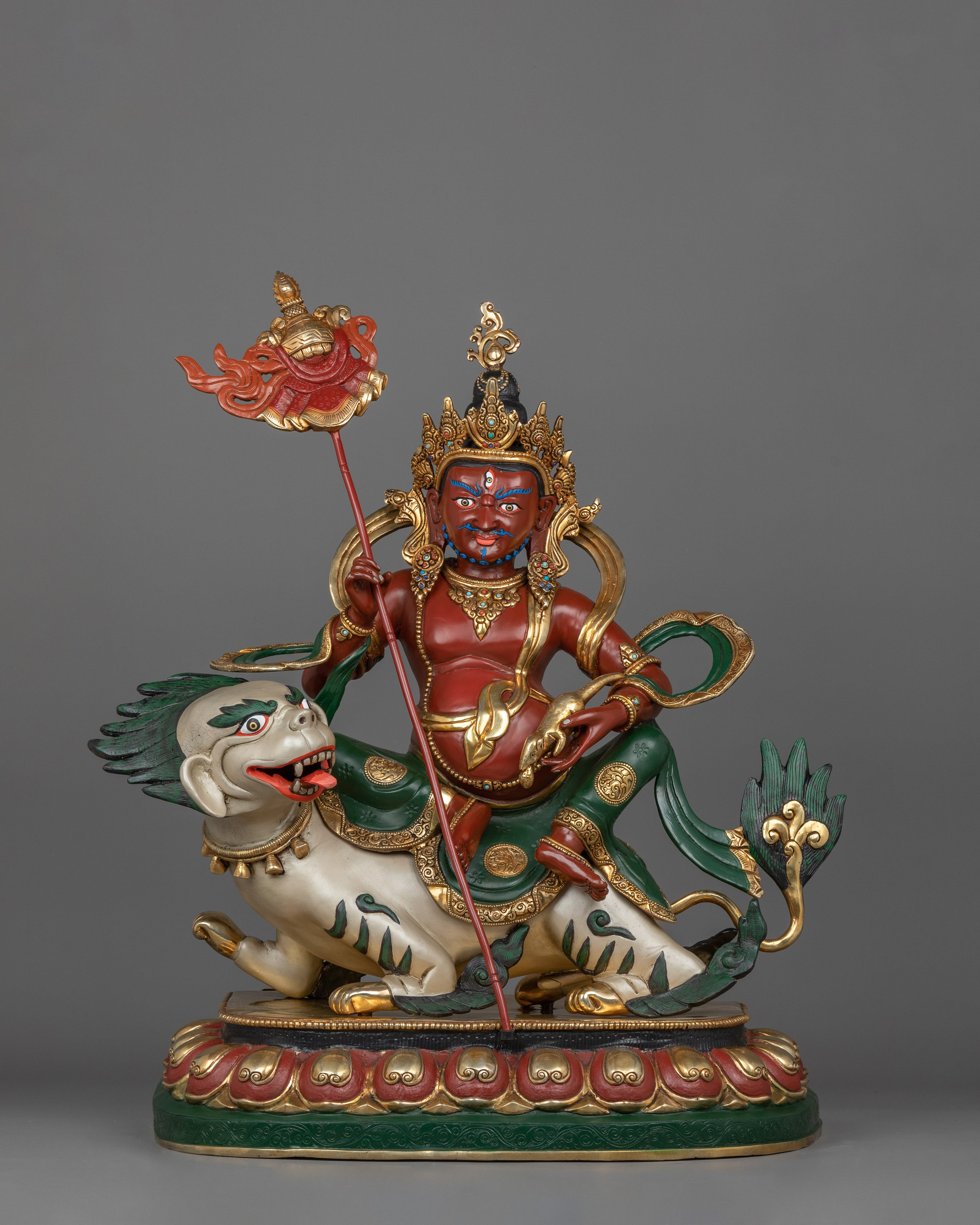 Handmade Sculpture of Namtoshe | Tibetan Deity of Wisdom and Protection