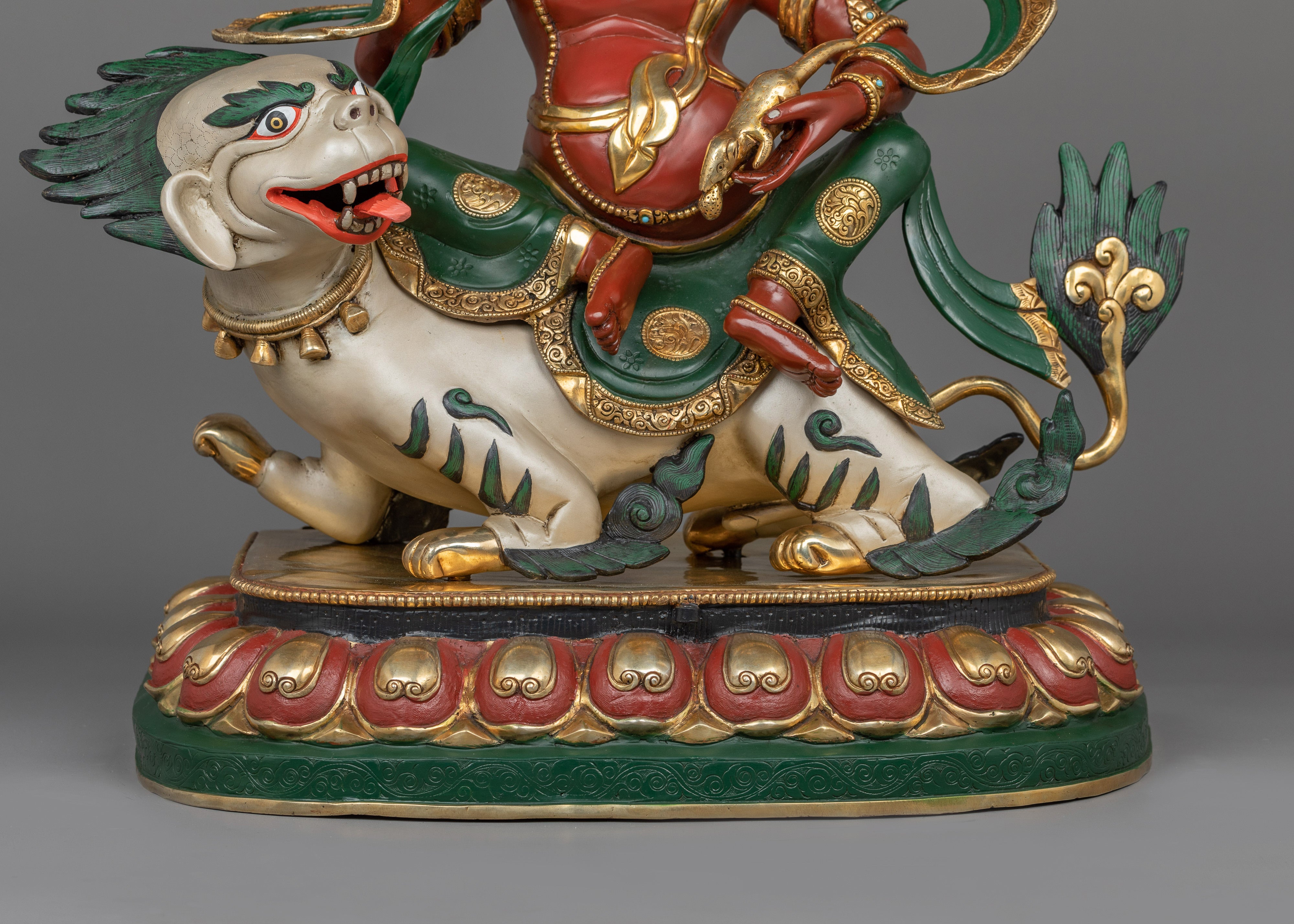 Handmade Sculpture of Namtoshe | Tibetan Deity of Wisdom and Protection