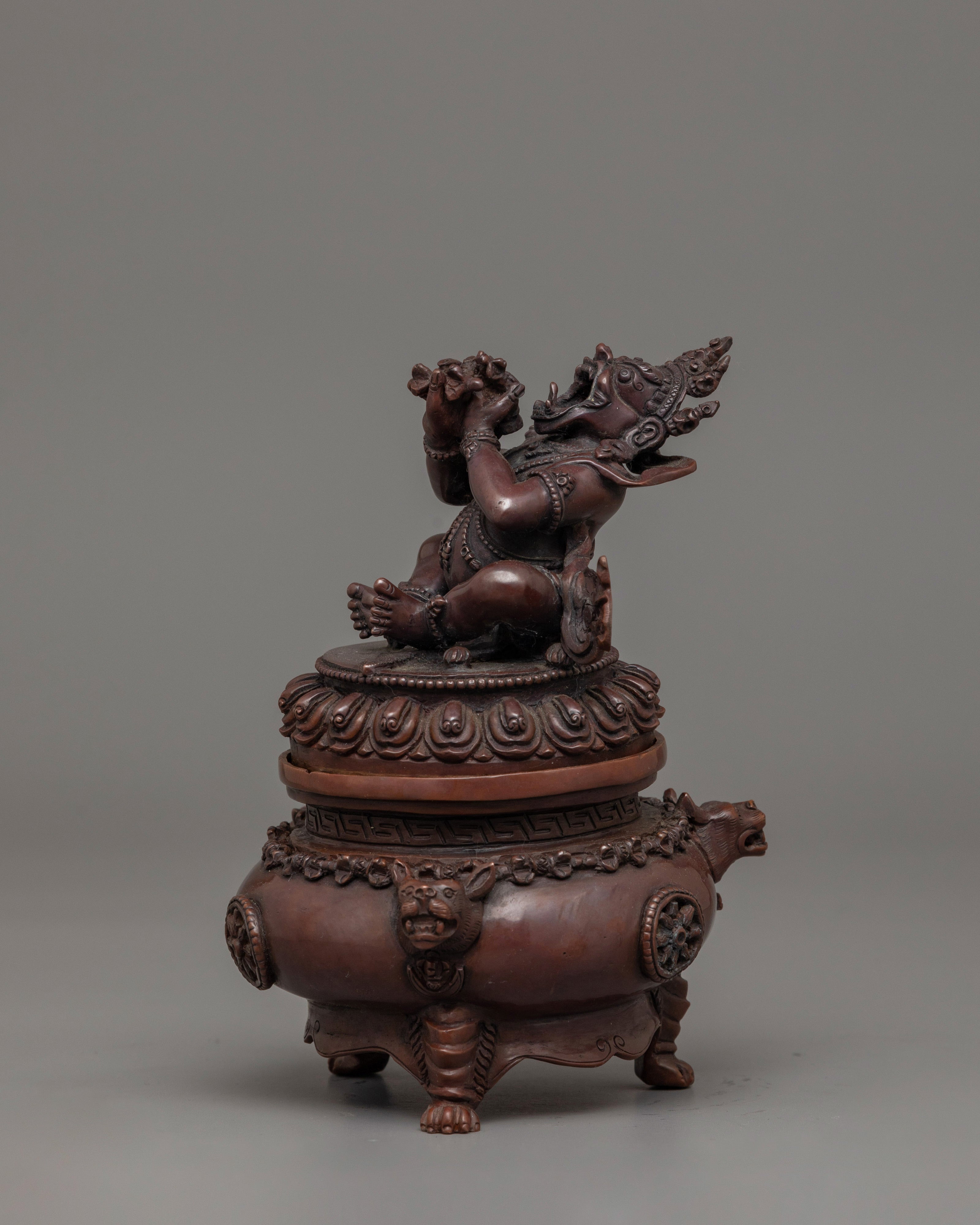 6.3 Inch Vajradhaka Statue | Wisdom and Power Deity