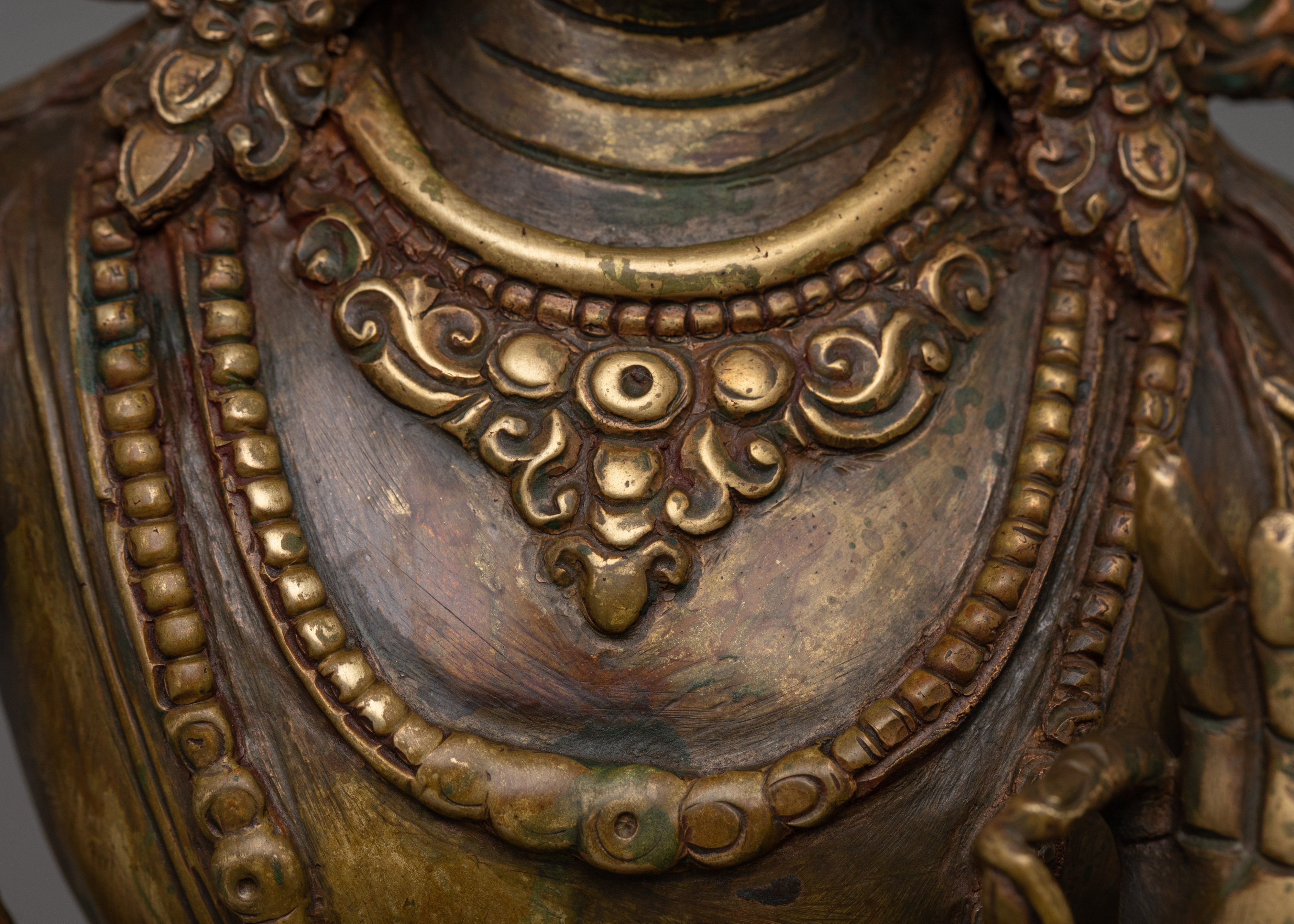 Historical Deity Manjushri Statue | Tibetan Bodhisattva Wisdom Deity