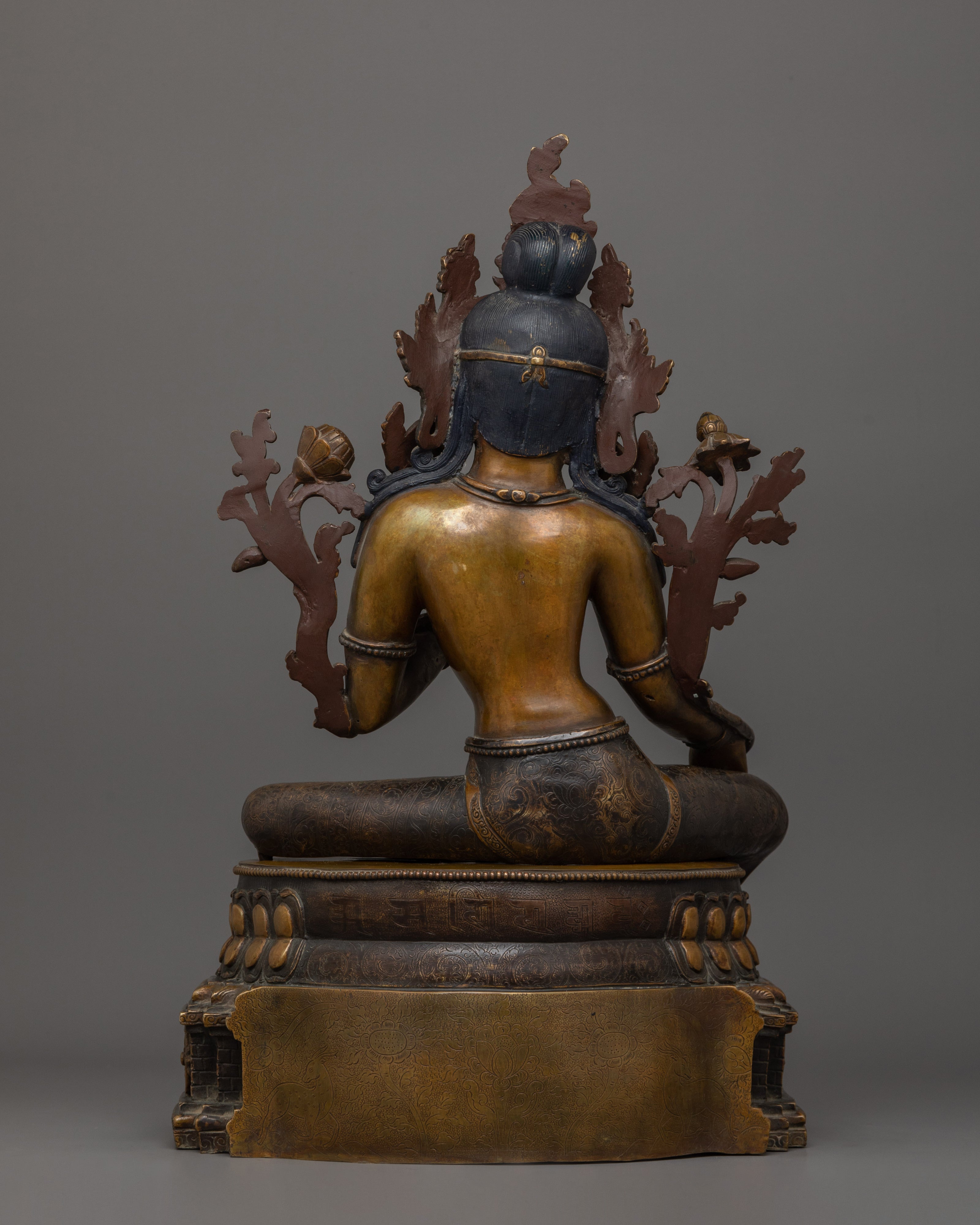Shyamatara Beloved Deity Sculpture | Tibetan Buddhist Goddess for Altar