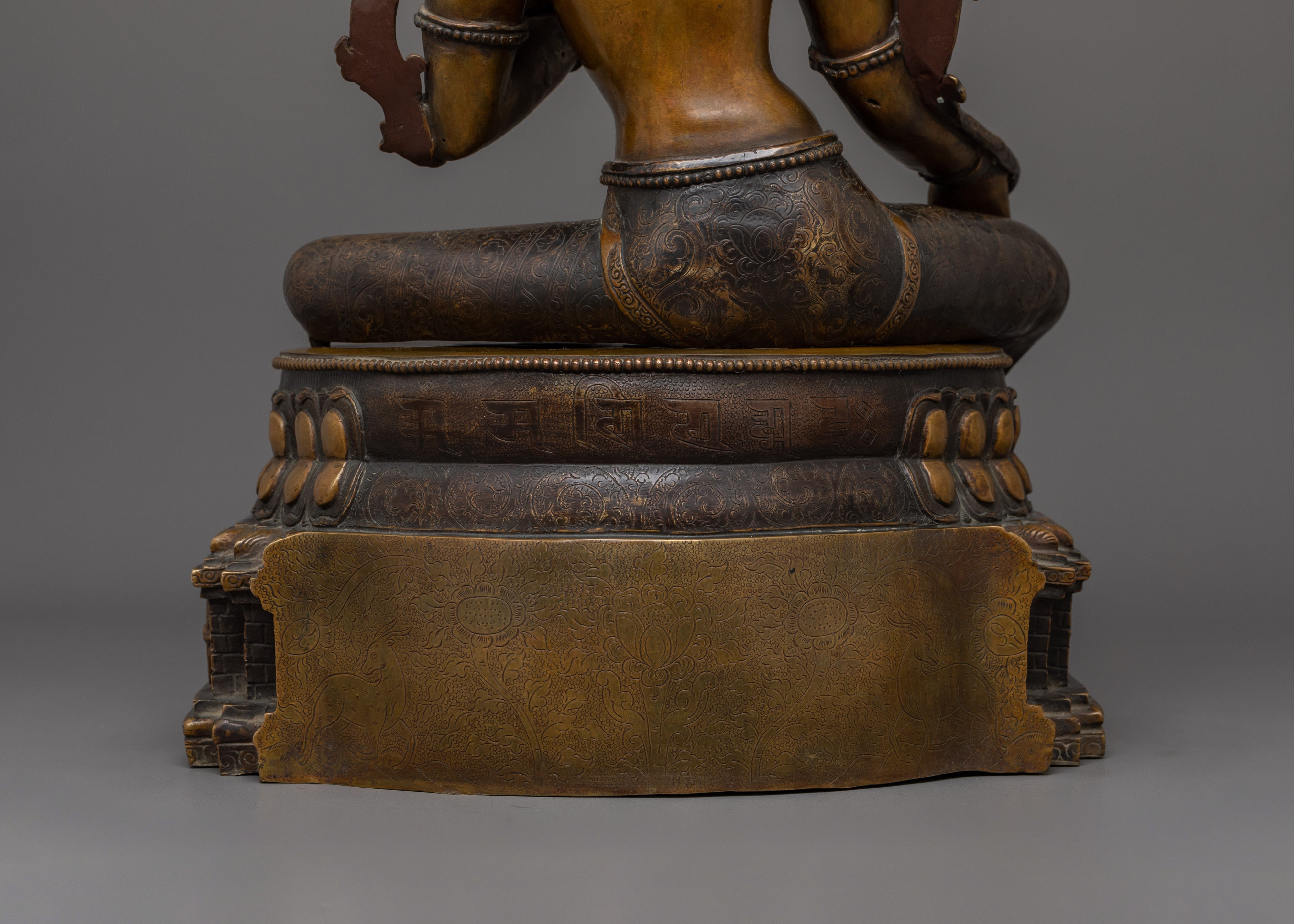 Shyamatara Beloved Deity Sculpture | Tibetan Buddhist Goddess for Altar