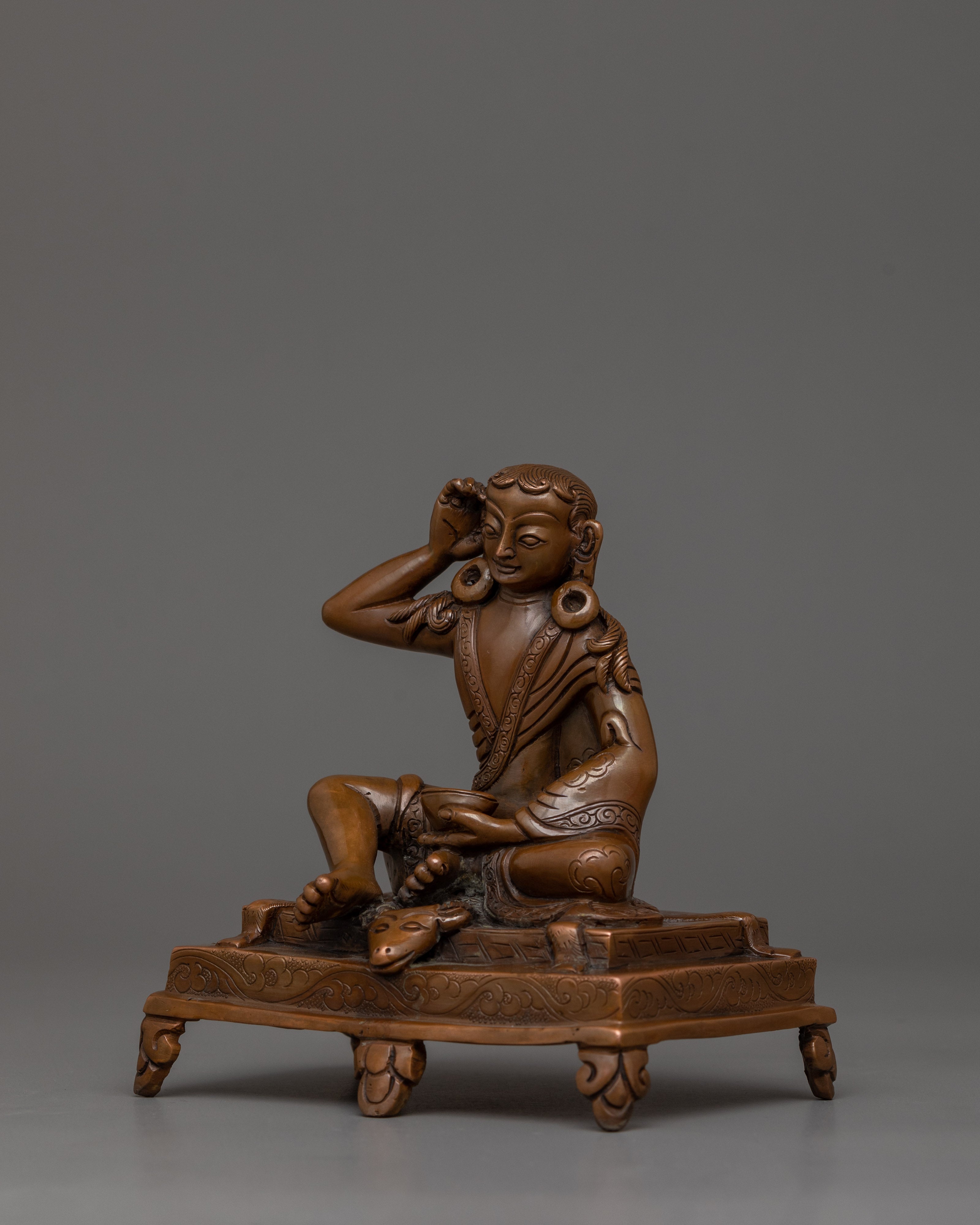 Tibetan Figurine of Milarepa | Himalayan Yogi, and Spiritual Master