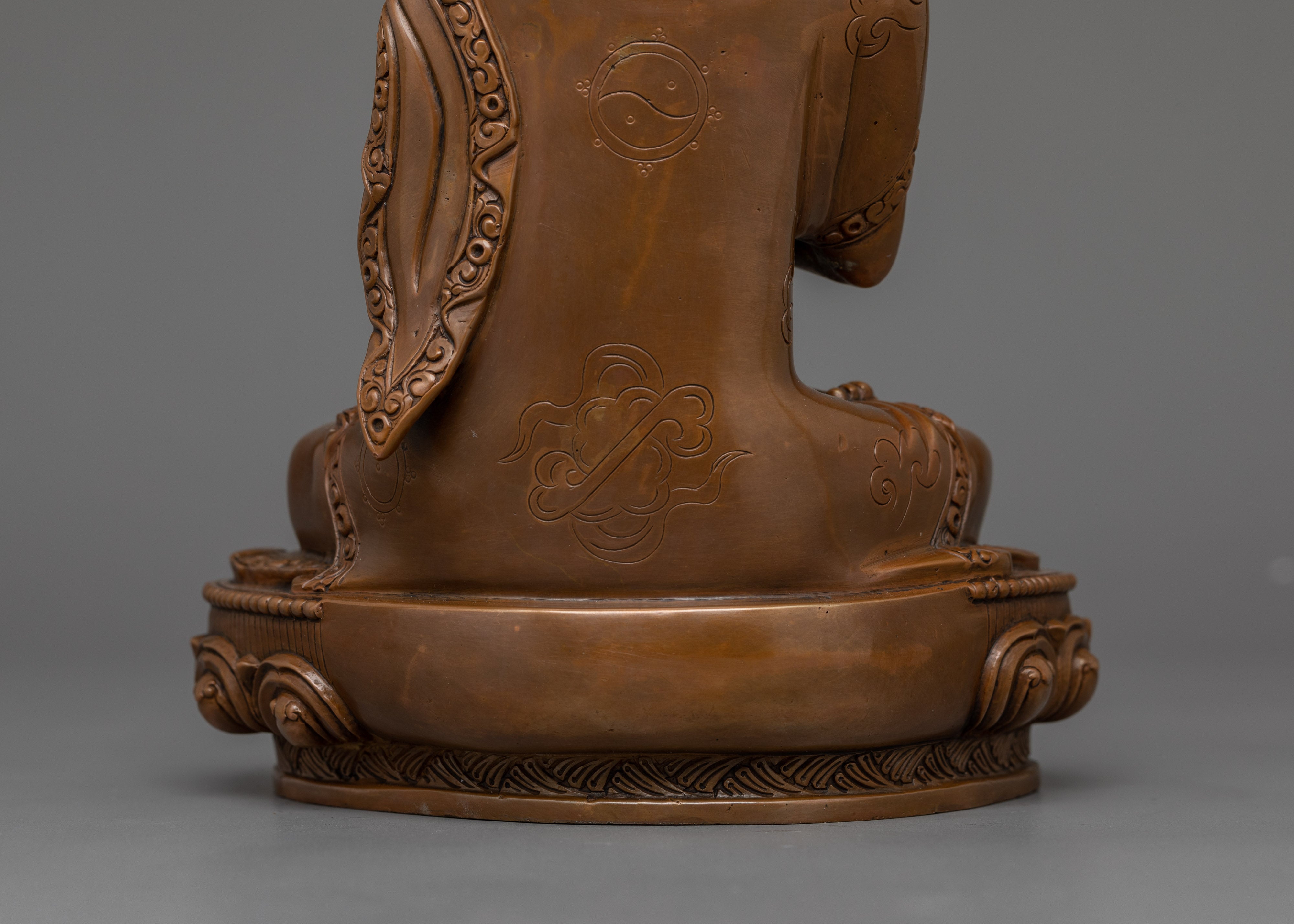 Buddhist Master Karmapa Statue | Oxidized Body Artwork