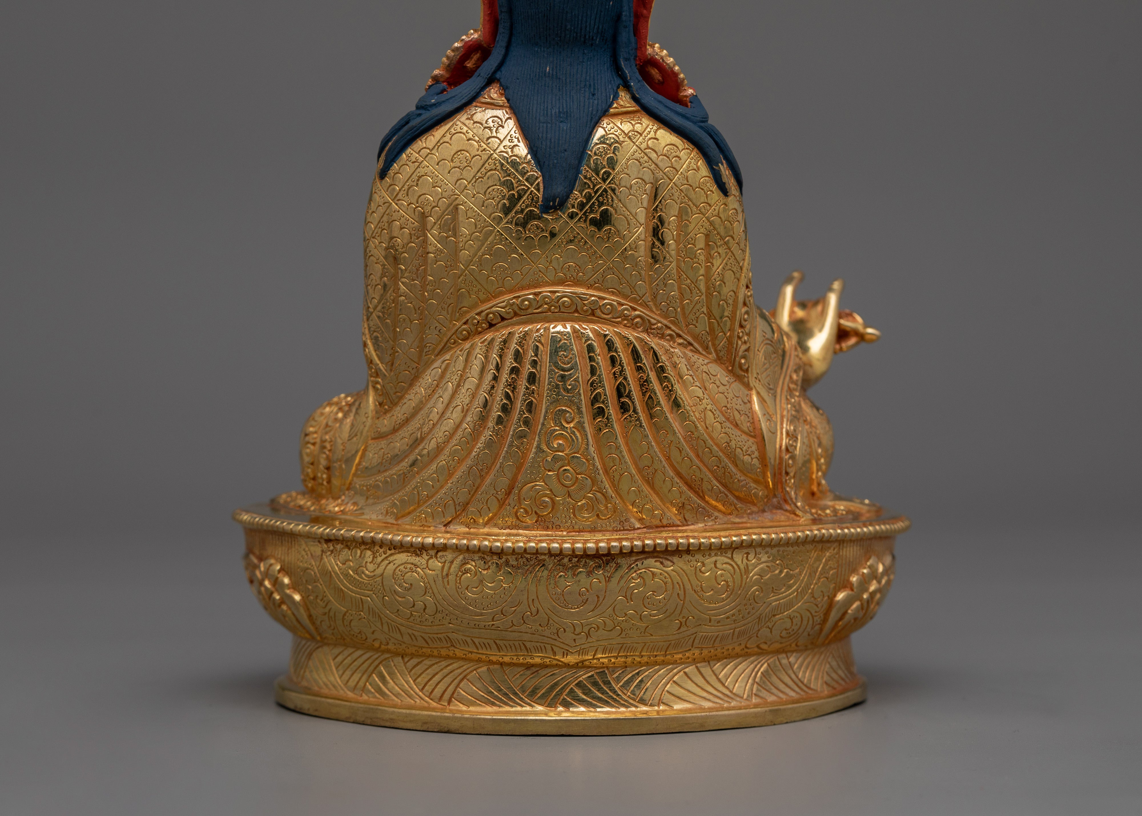 Tibetan Figurine of Lotus Born Guru Rinpoche | Buddha of Wisdom, Spiritual Mastery