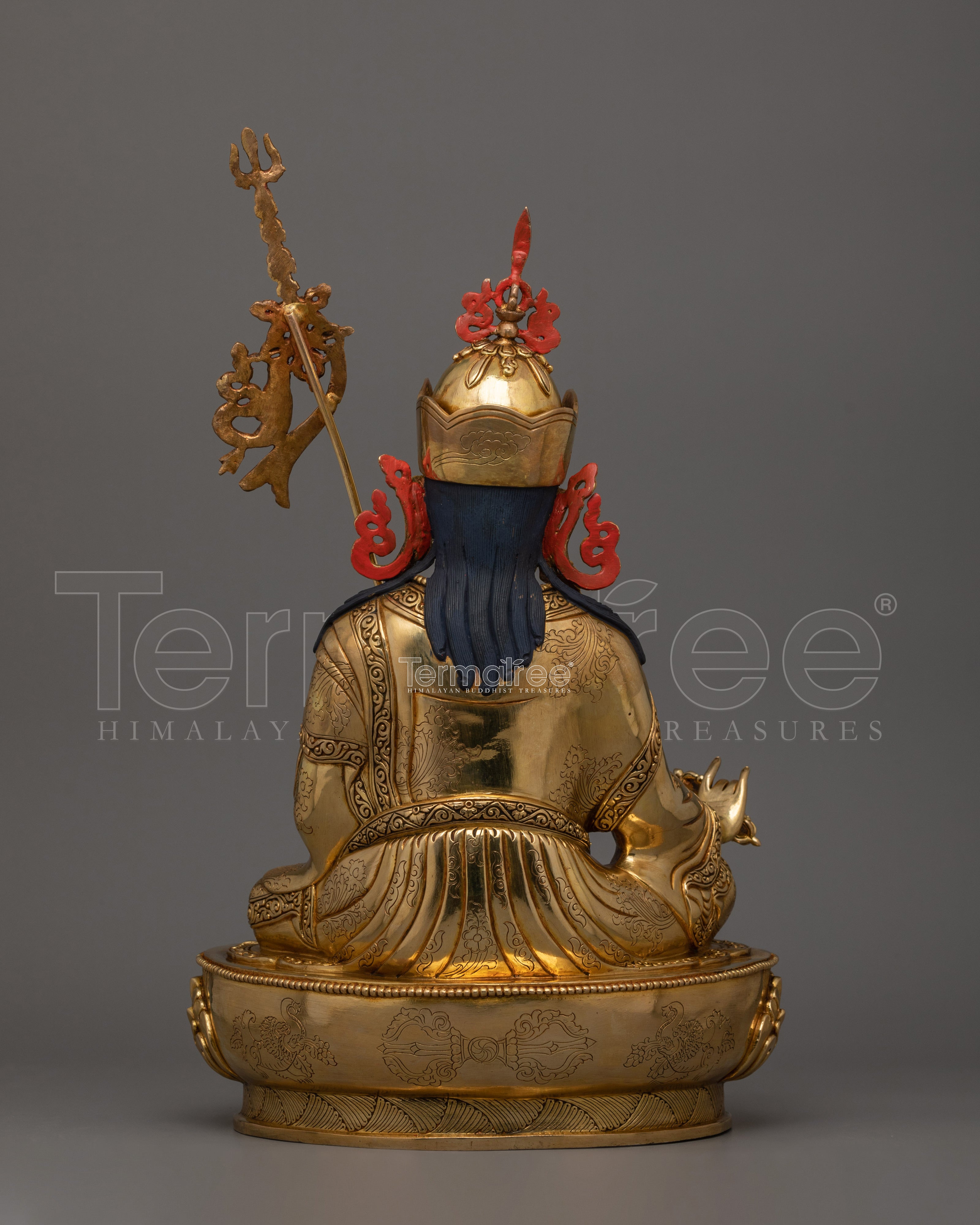 Sacred Figurine of Lord Padmasambhava | Buddha of Wisdom and Spiritual Power