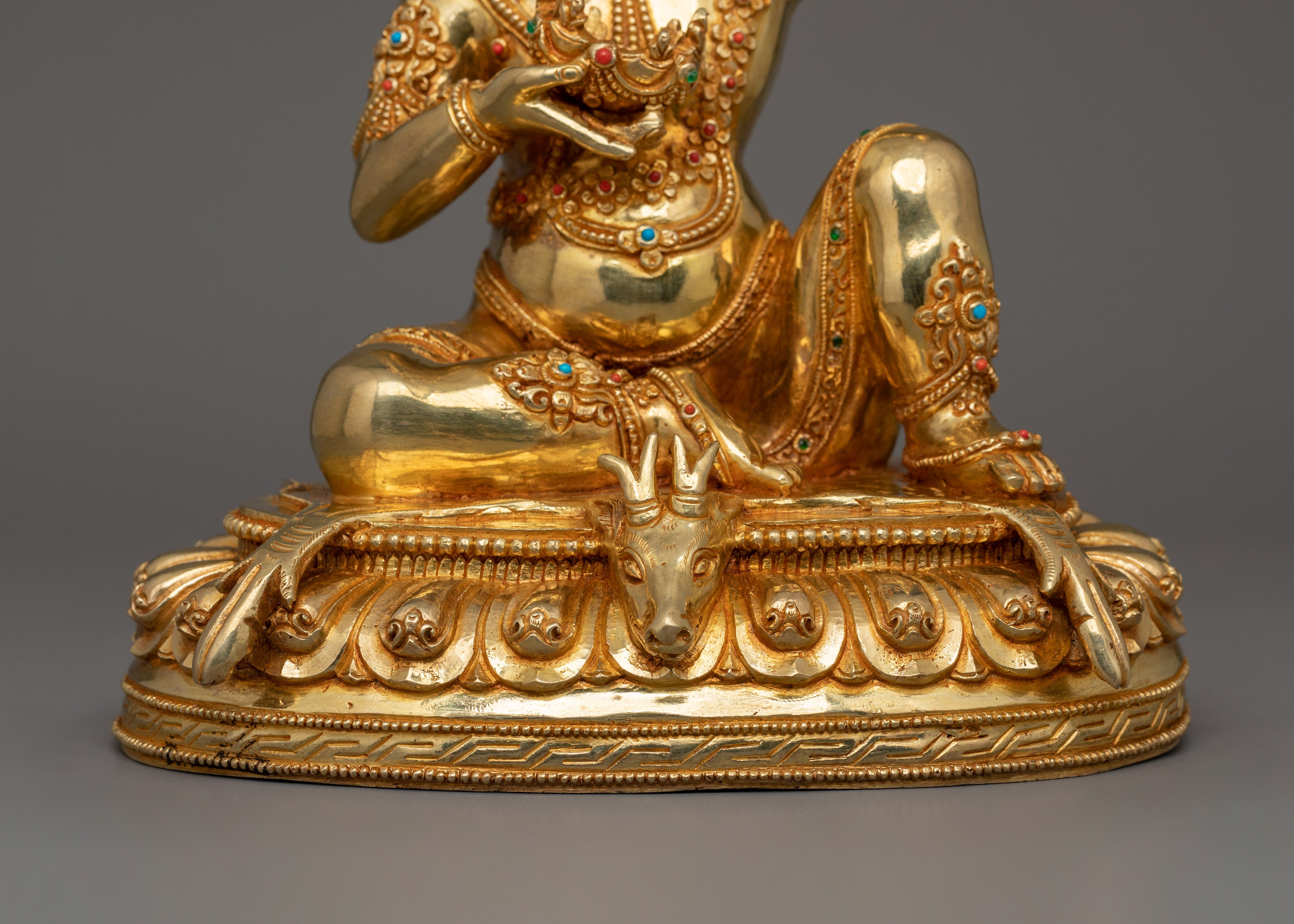 Himalayan Figurine of Mahasiddha Virupa | Tantric Master and Spiritual Healer