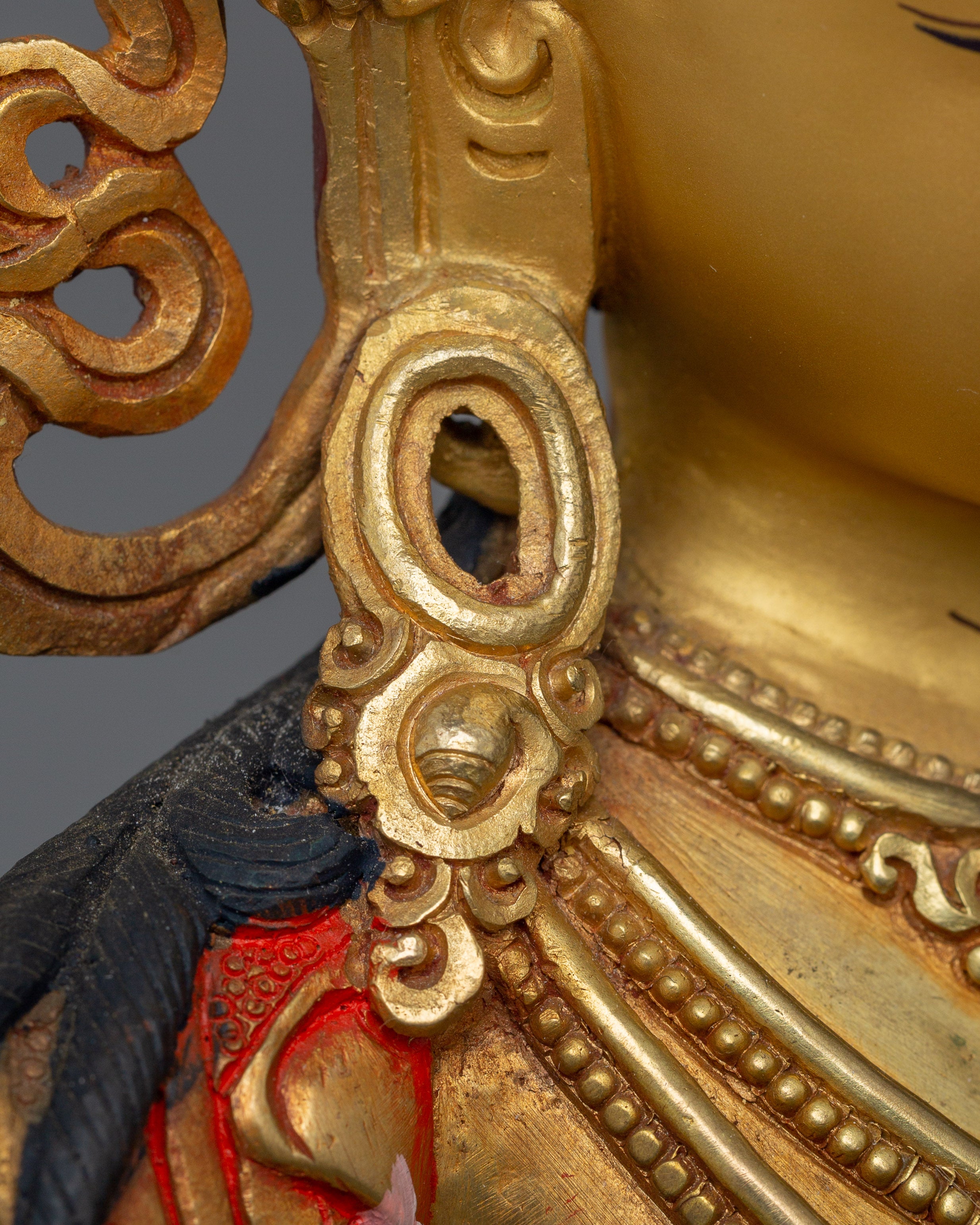 Manjushri with Beautiful Gemstones Statue | Embodiment of Wisdom and Enlightenment