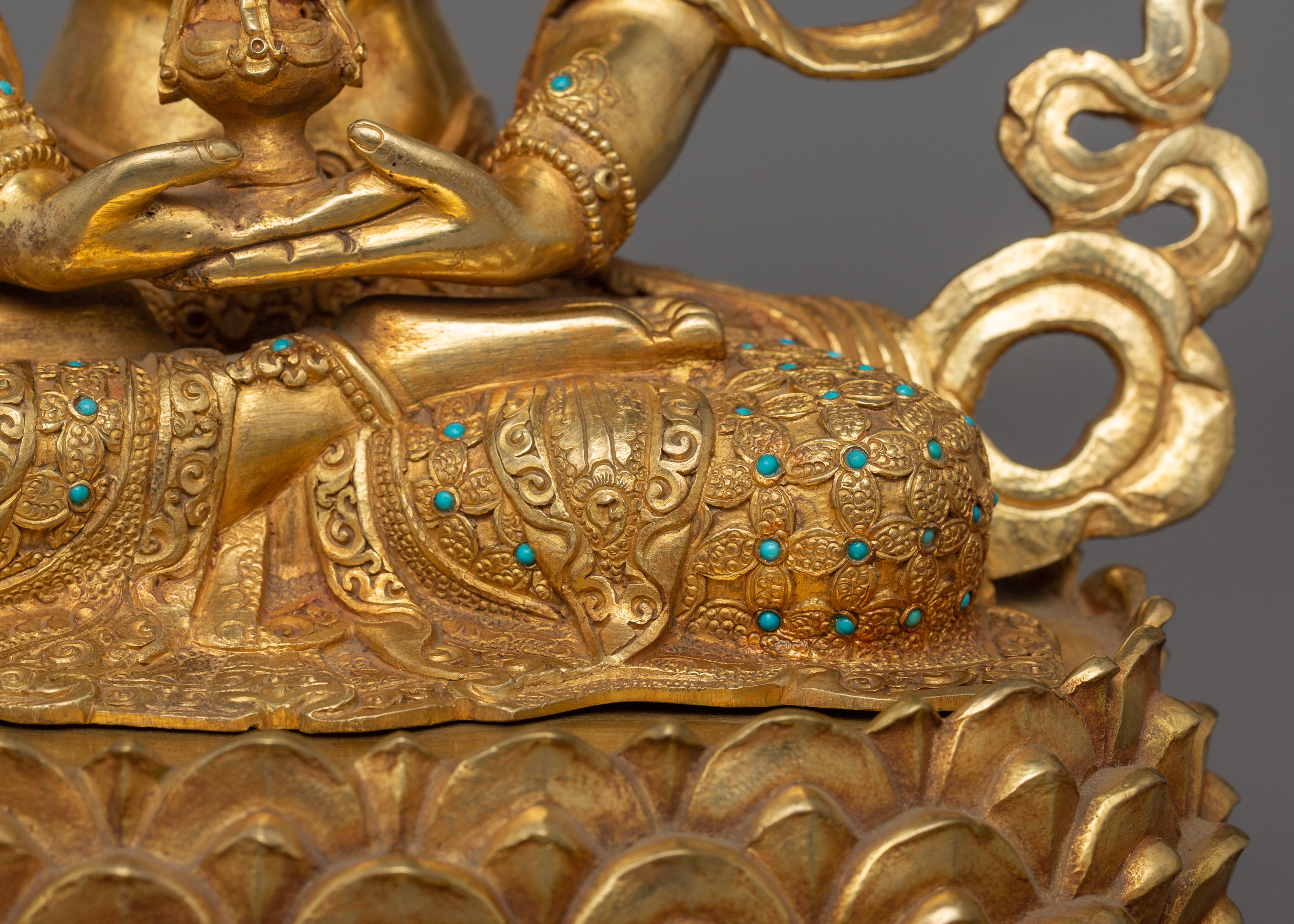 Handmade Figurine of Long Life Amitayus | The Buddha of Longevity and Immortality