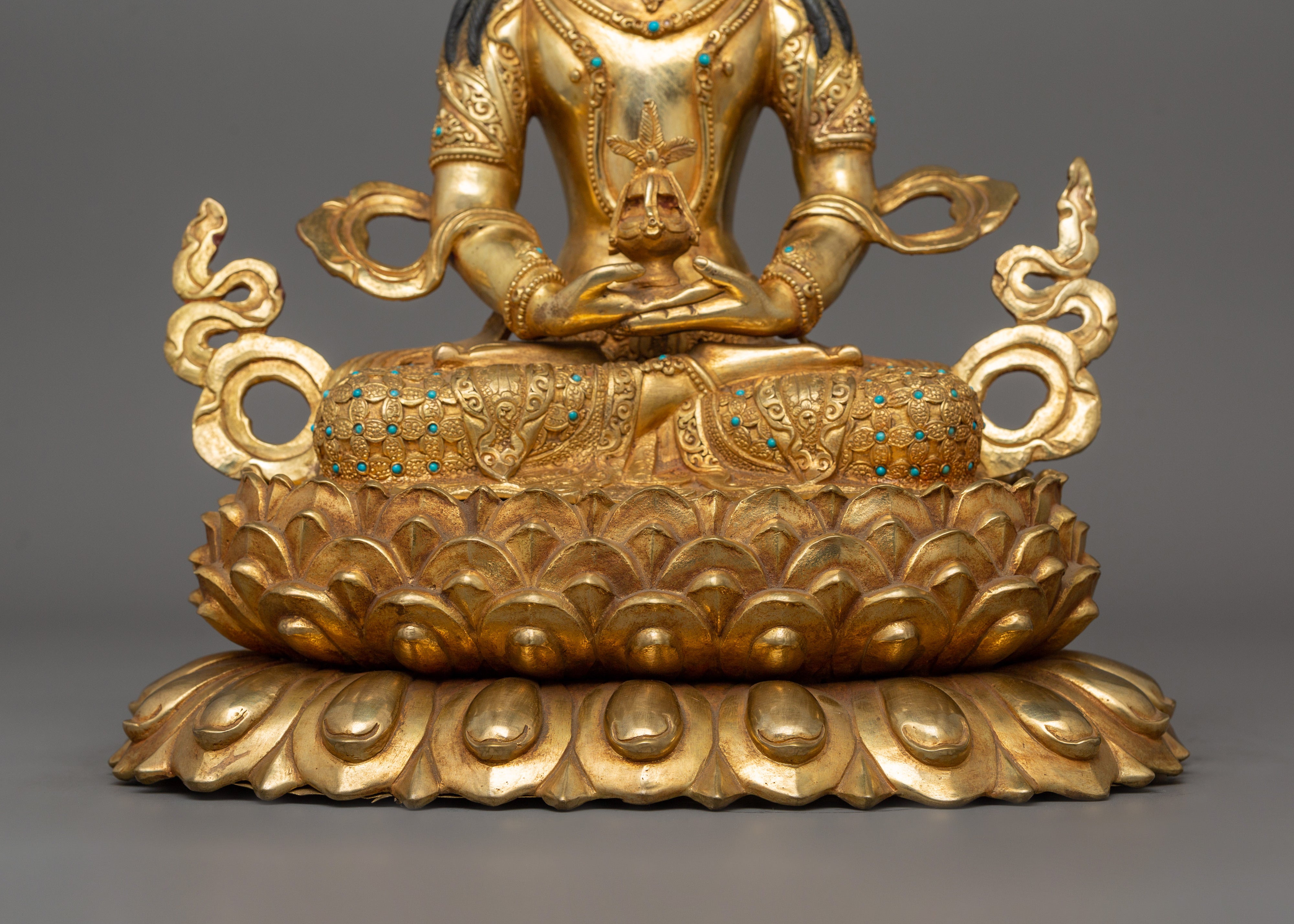 Handmade Figurine of Long Life Amitayus | The Buddha of Longevity and Immortality