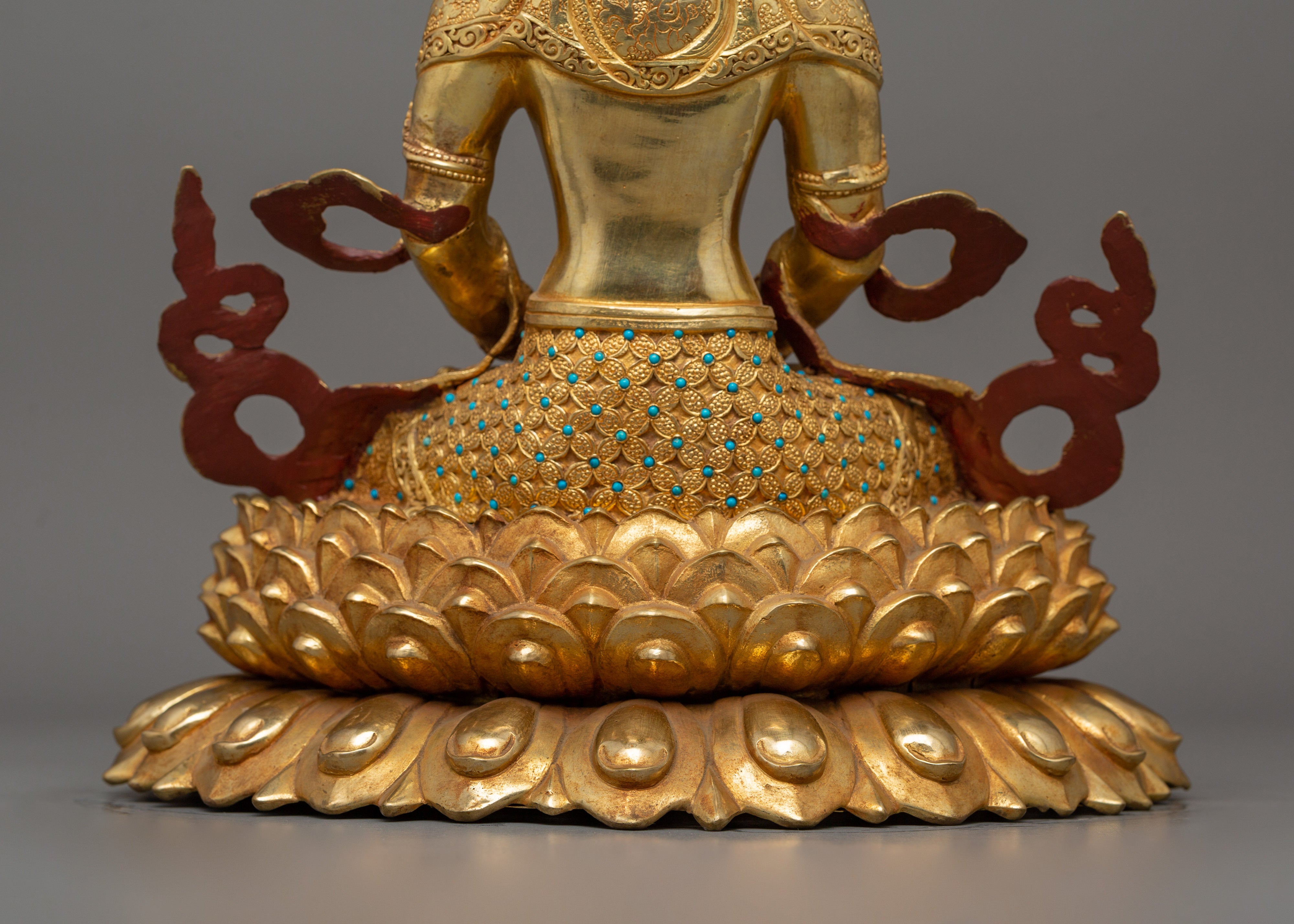 Handmade Figurine of Long Life Amitayus | The Buddha of Longevity and Immortality