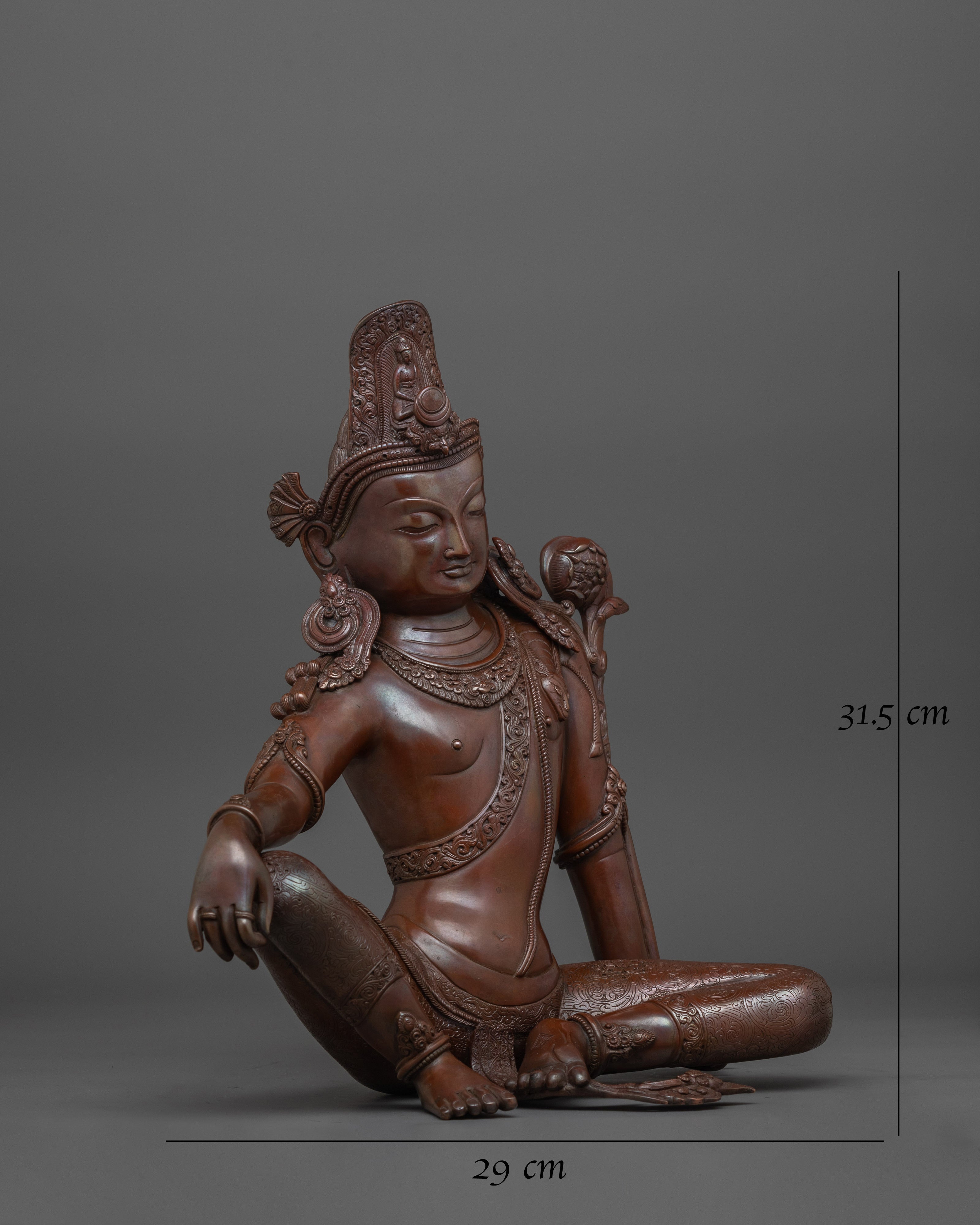 Sitting Lokeshwor Statue