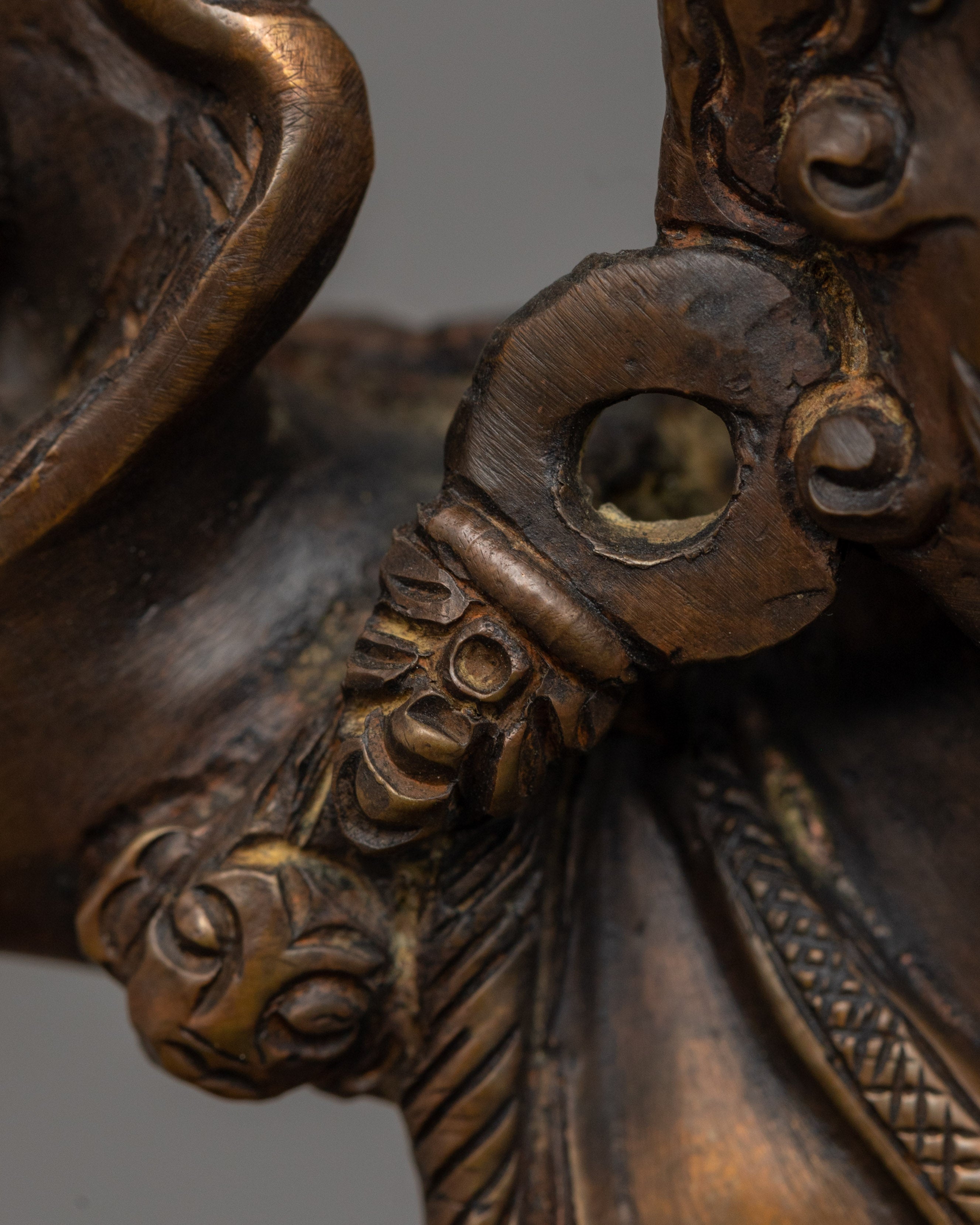 Handmade Statue of Dorje Drollo | Wrathful Buddha of Protection and Spiritual Strength