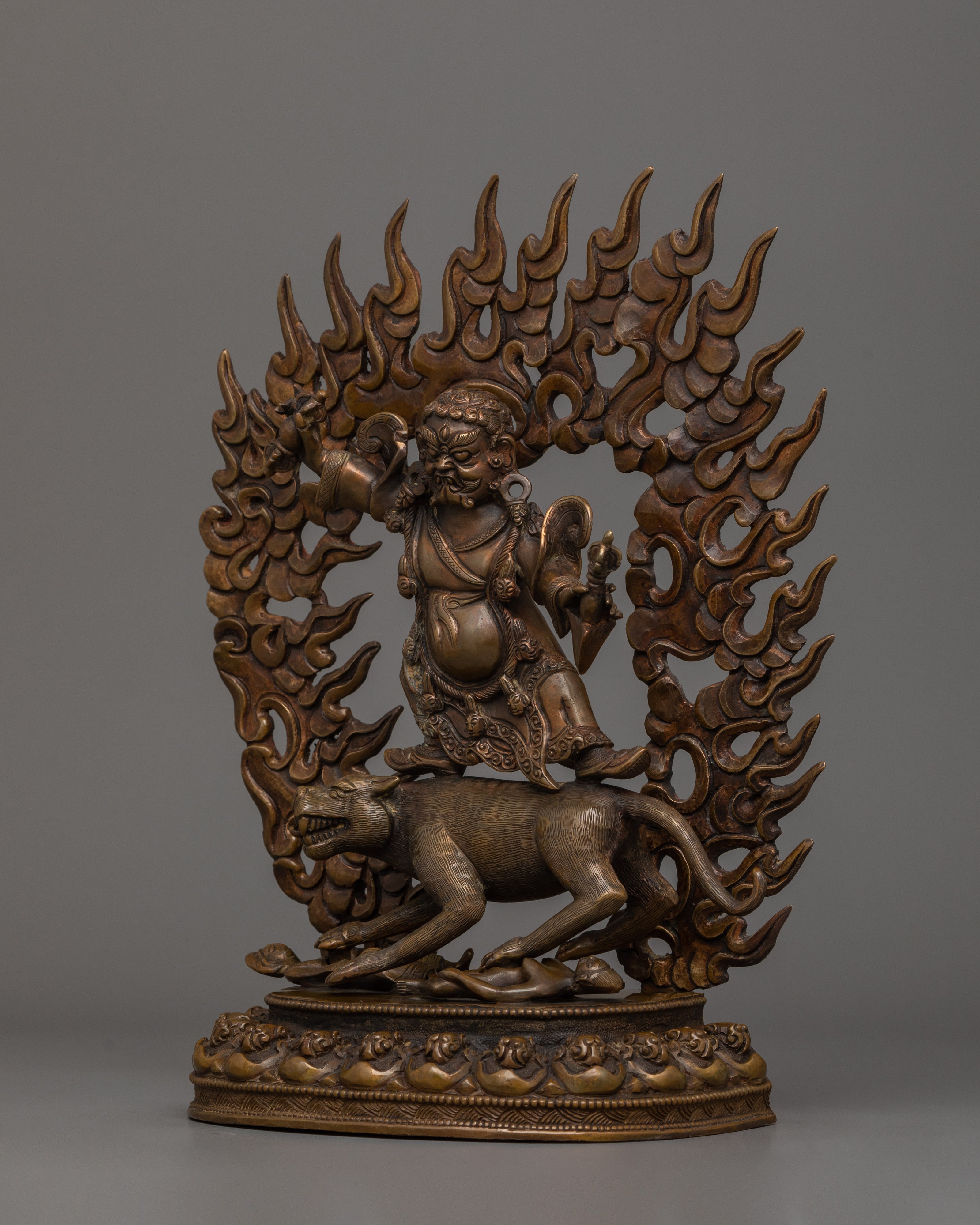Handmade Statue of Dorje Drollo | Wrathful Buddha of Protection and Spiritual Strength