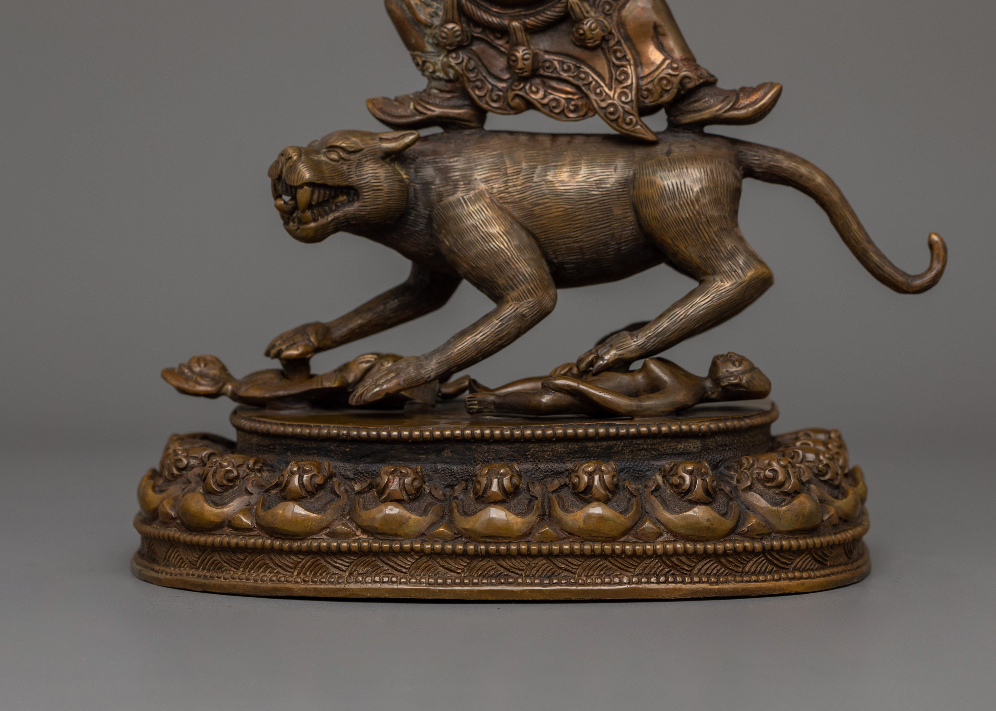 Handmade Statue of Dorje Drollo | Wrathful Buddha of Protection and Spiritual Strength