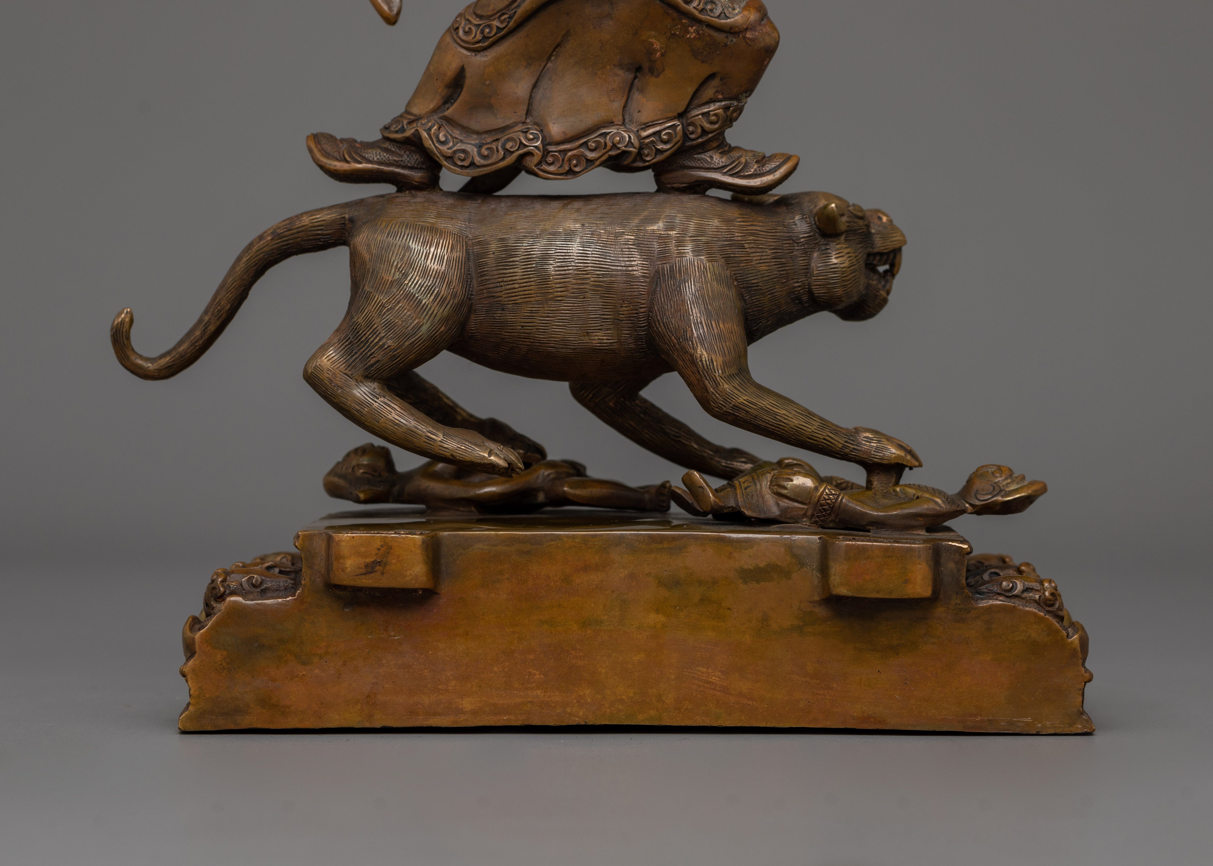 Handmade Statue of Dorje Drollo | Wrathful Buddha of Protection and Spiritual Strength