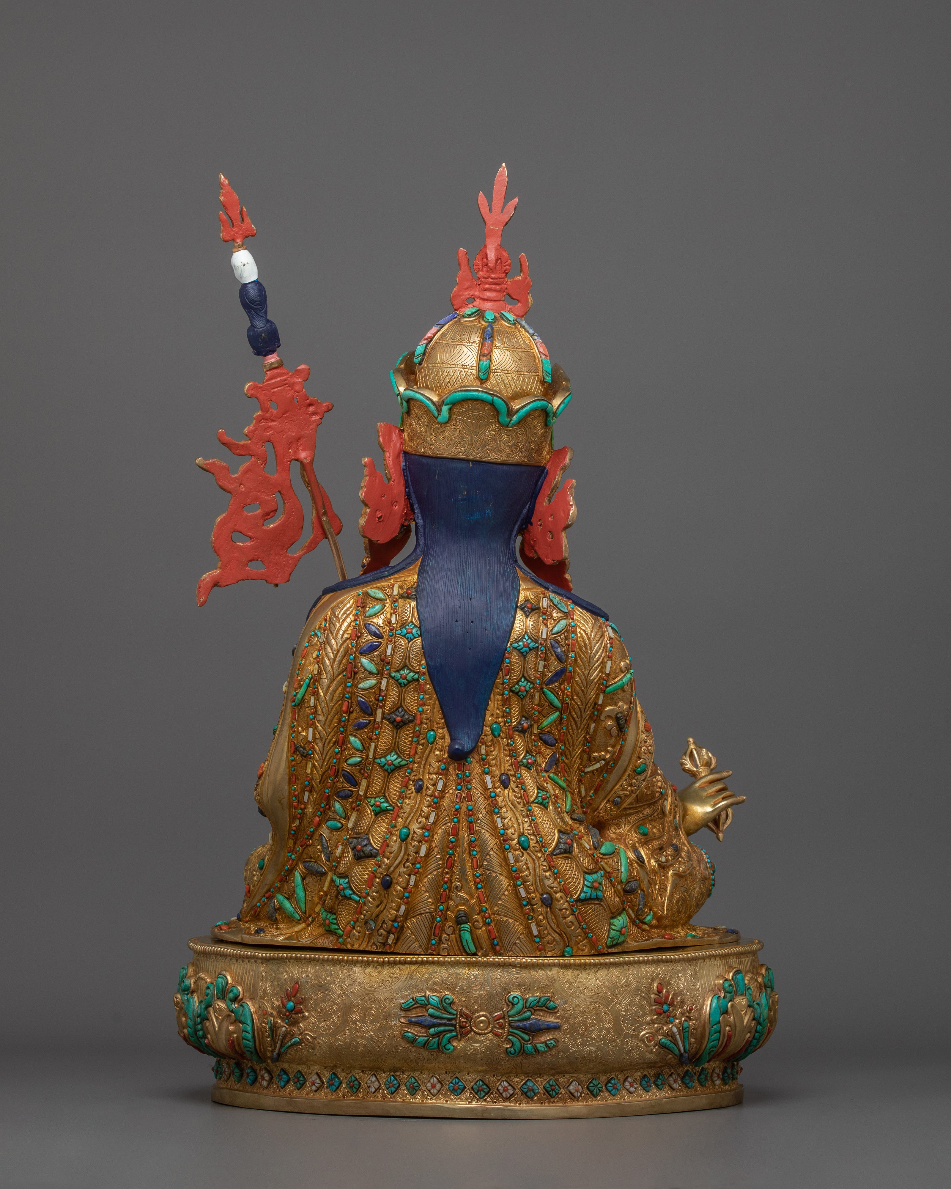 Sacred Sculpture of Tibetan Tantric Guru Rinpoche | Symbol of Wisdom and Compassion