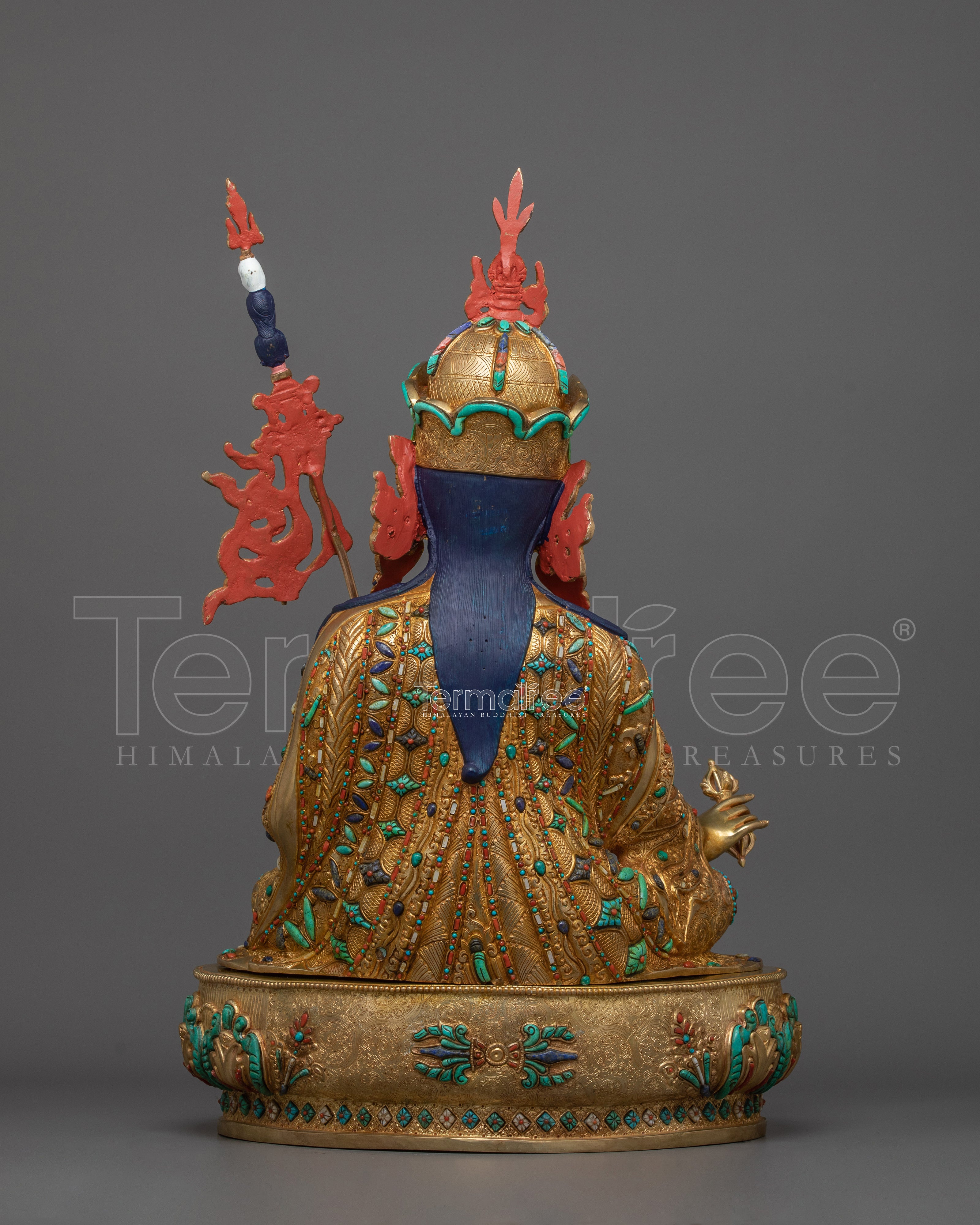 Sacred Sculpture of Tibetan Tantric Guru Rinpoche | Symbol of Wisdom and Compassion