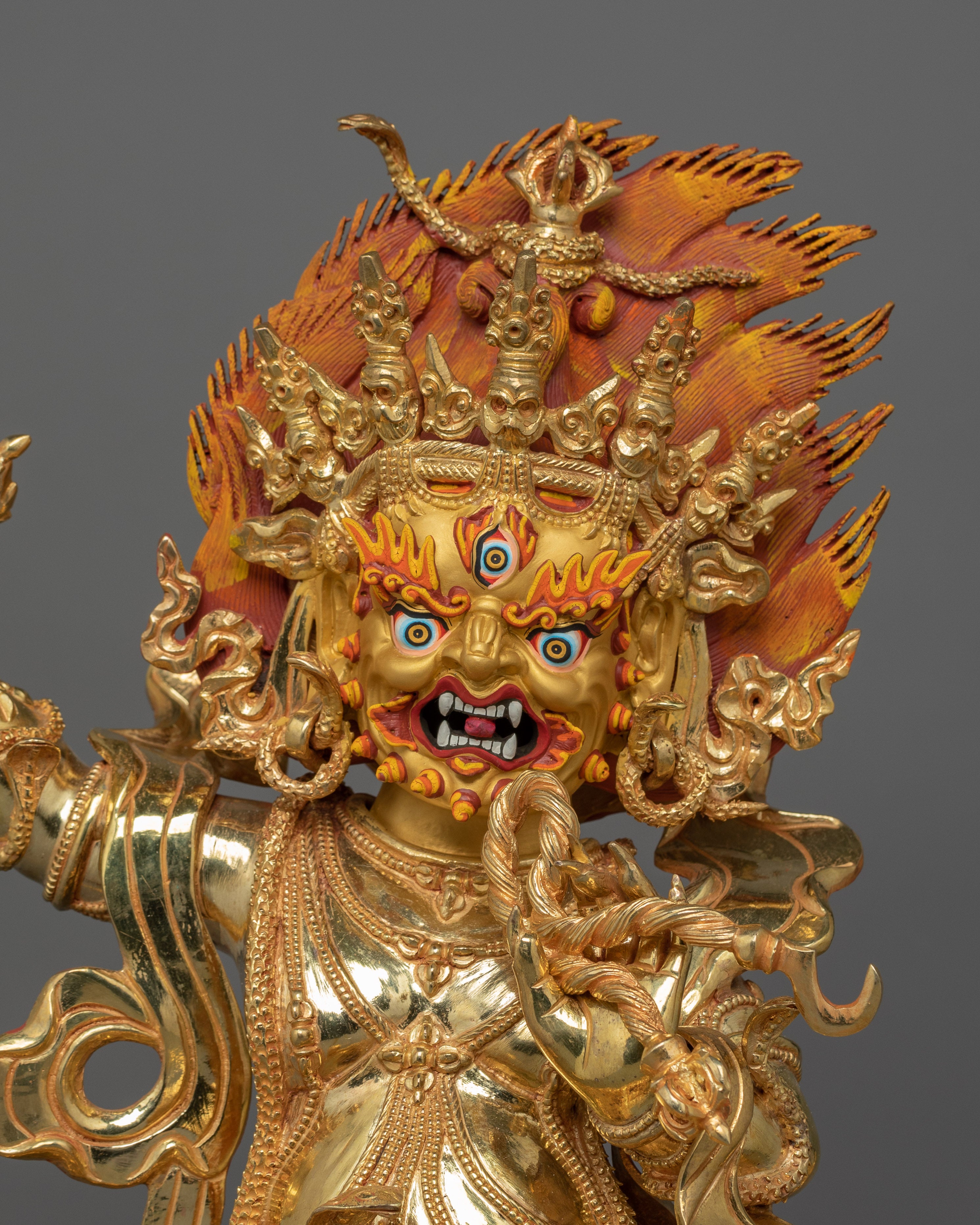 Tibetan Wrathful Deity Vajrapani | The Buddha of Strength, Power and Protection