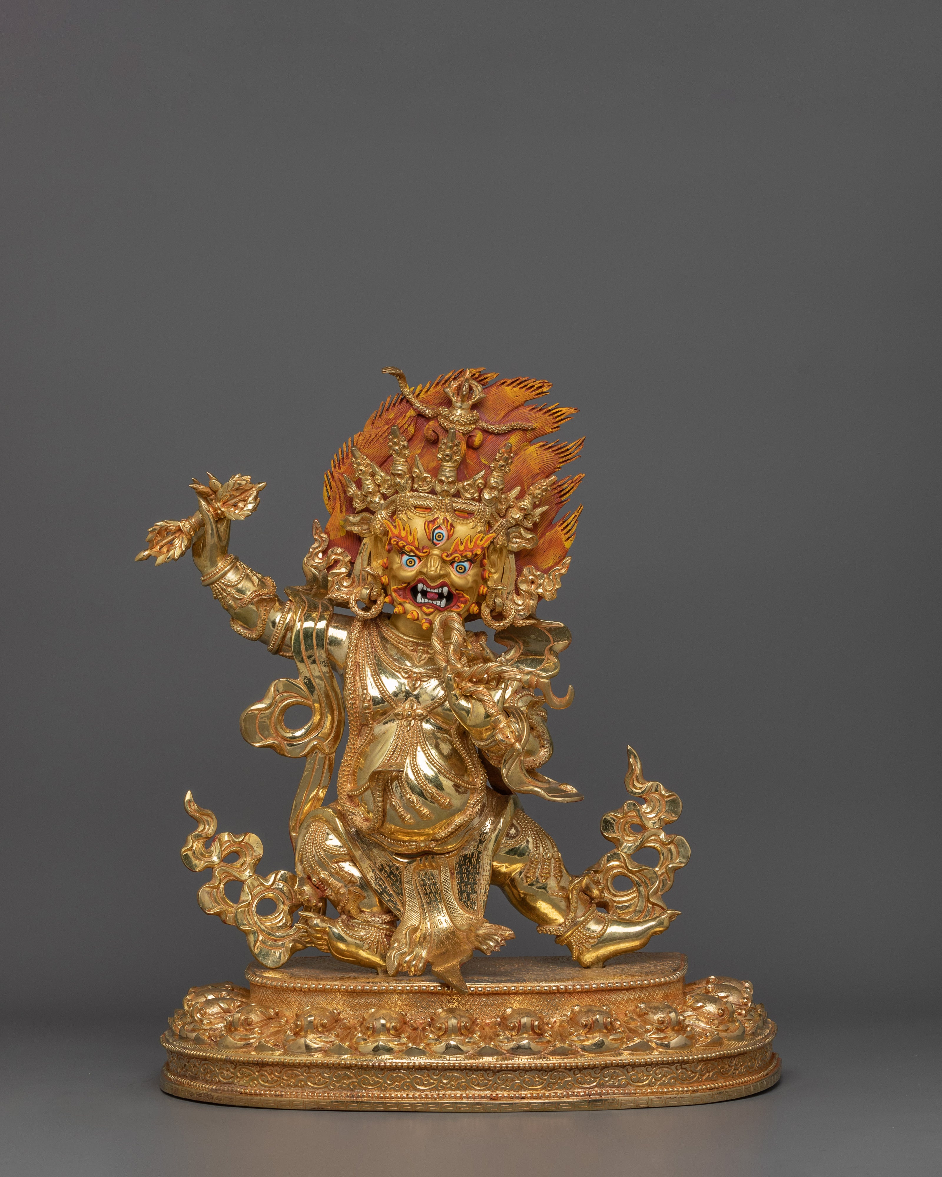 Tibetan Wrathful Deity Vajrapani | The Buddha of Strength, Power and Protection