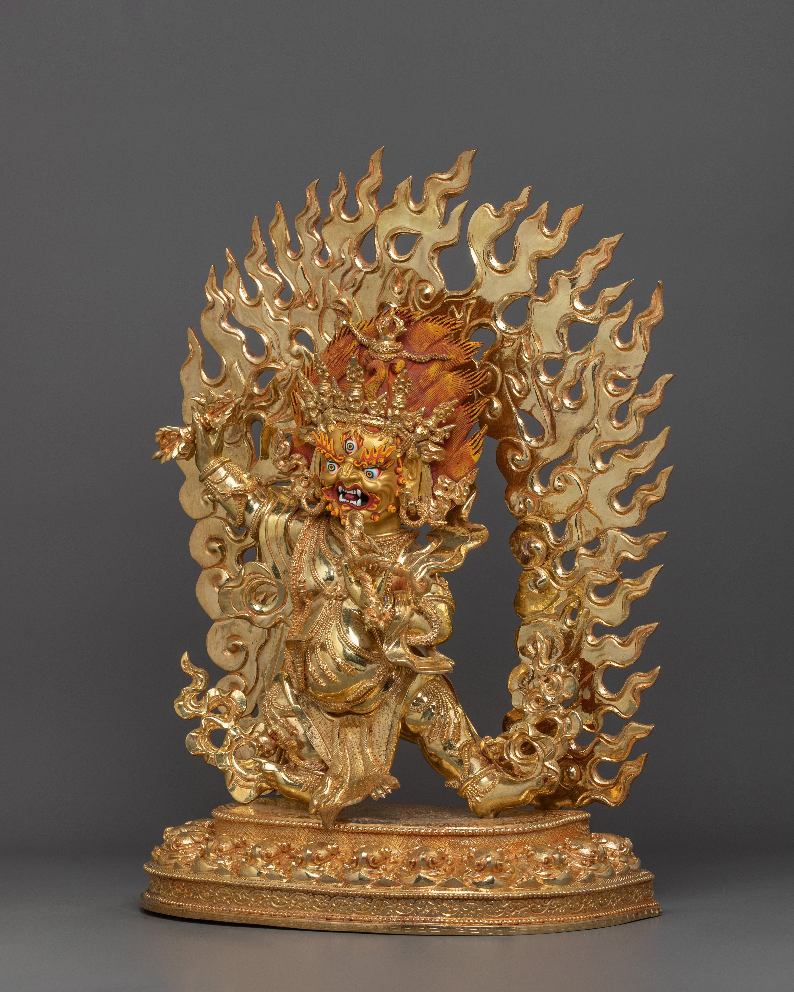 Tibetan Wrathful Deity Vajrapani | The Buddha of Strength, Power and Protection
