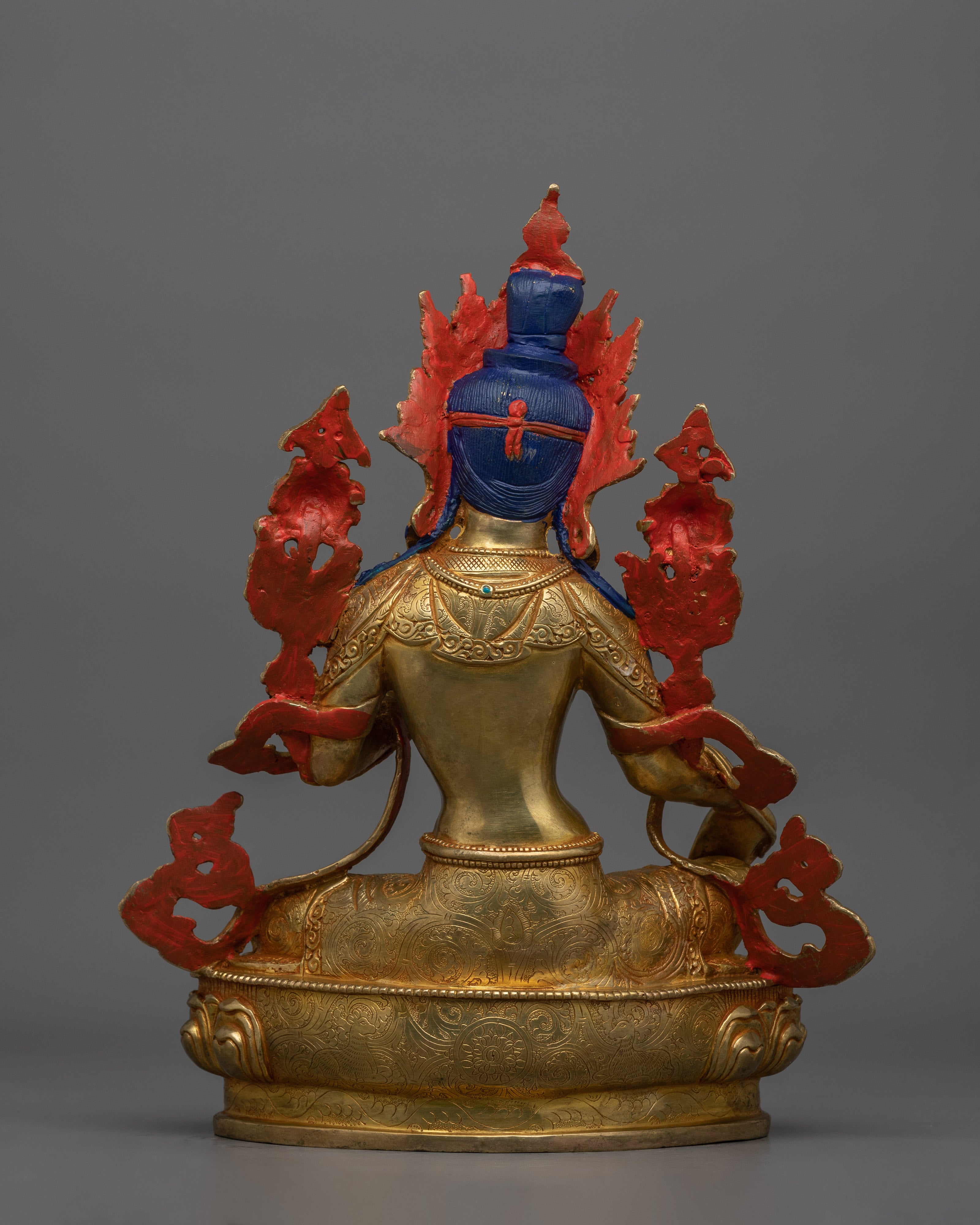 Buddhist Green Tara Goddess Statue | Divine Feminine Artwork