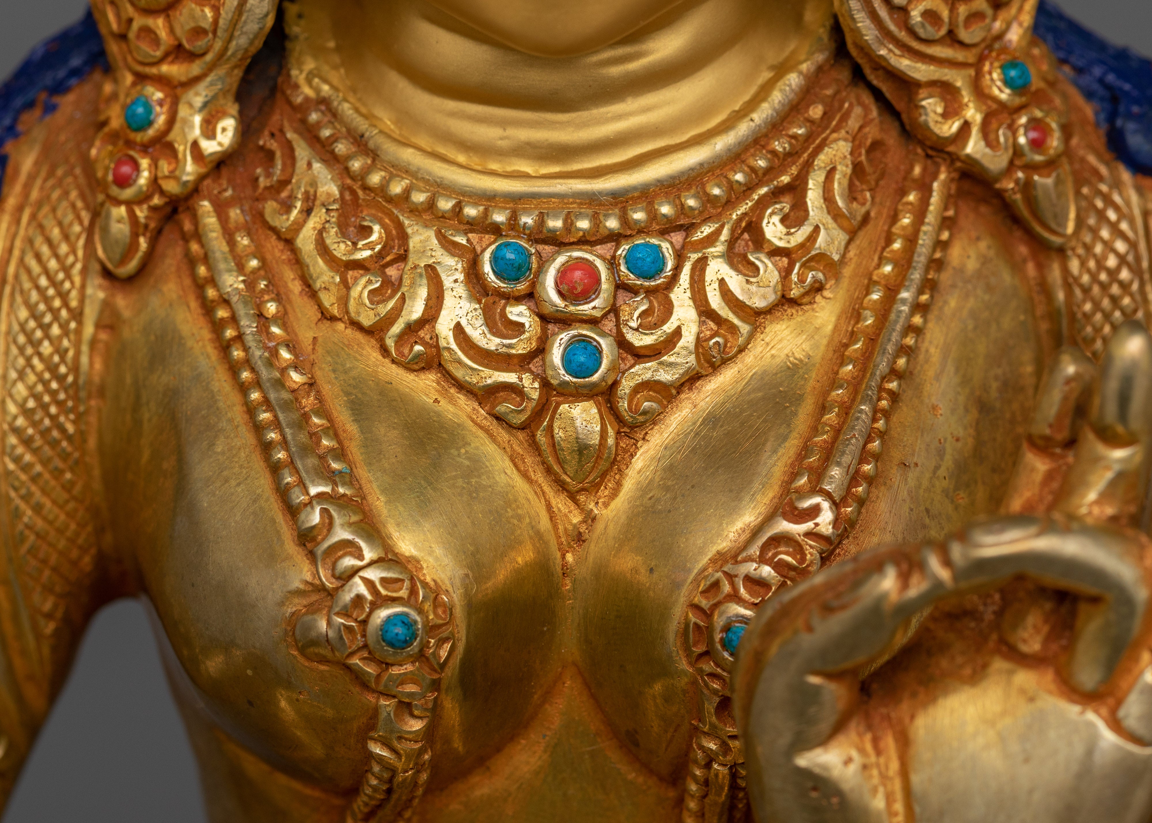 Buddhist Green Tara Goddess Statue | Divine Feminine Artwork