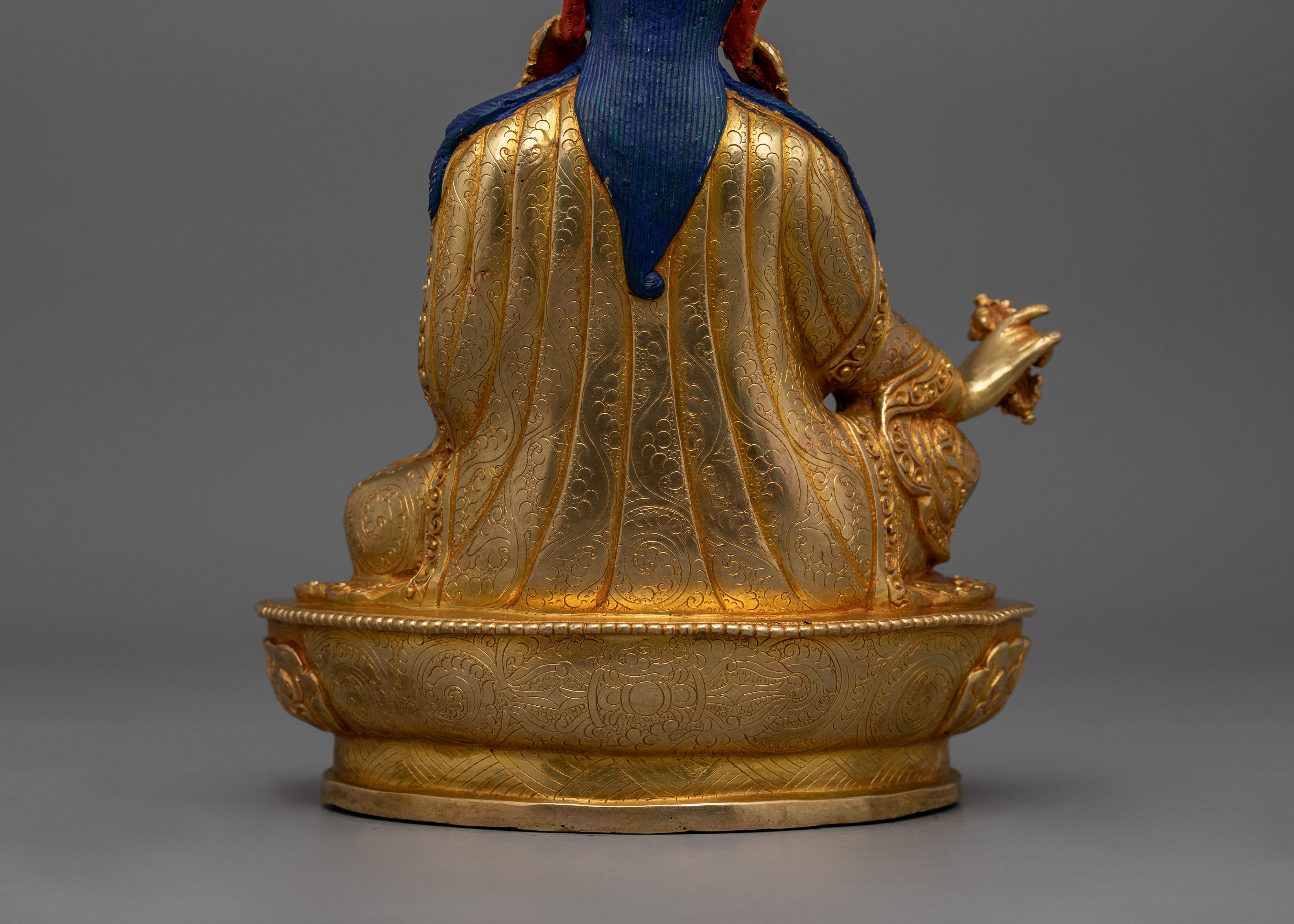 Handmade Sculpture of Lotus-Born Master Guru Rinpoche | Buddha of Transformation