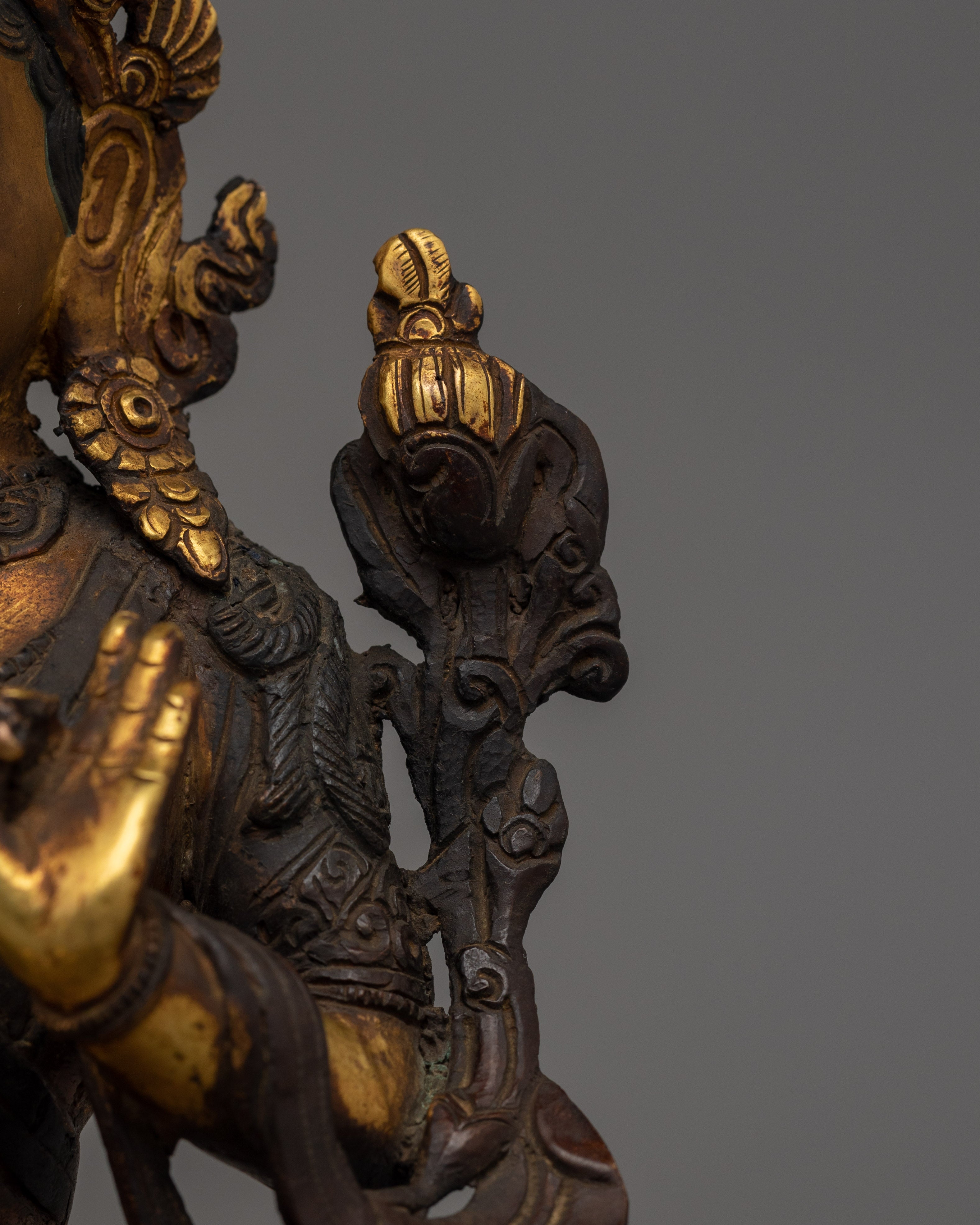 Mother of Mercy Green Tara Statue | Female Enlightened Buddha