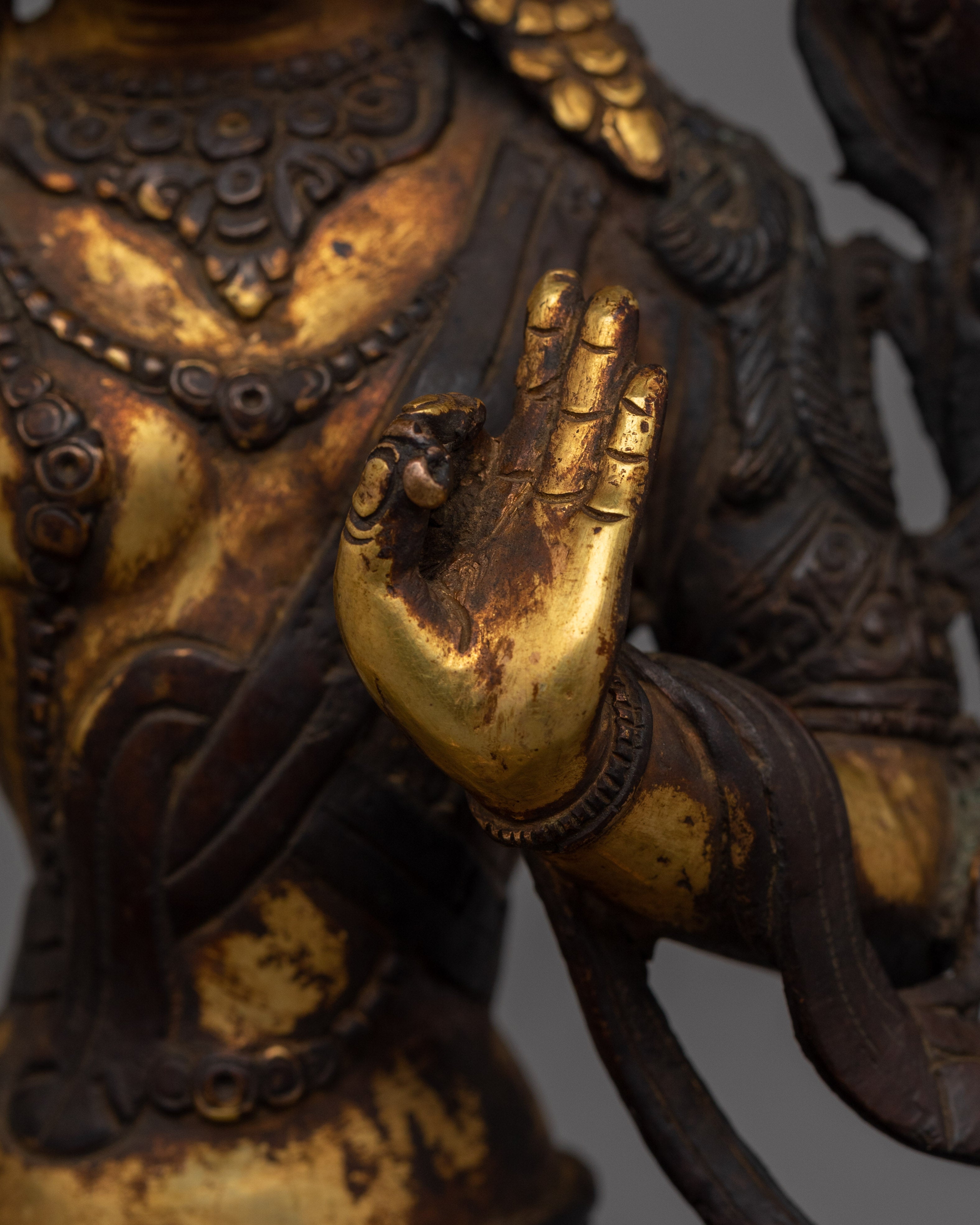 Mother of Mercy Green Tara Statue | Female Enlightened Buddha