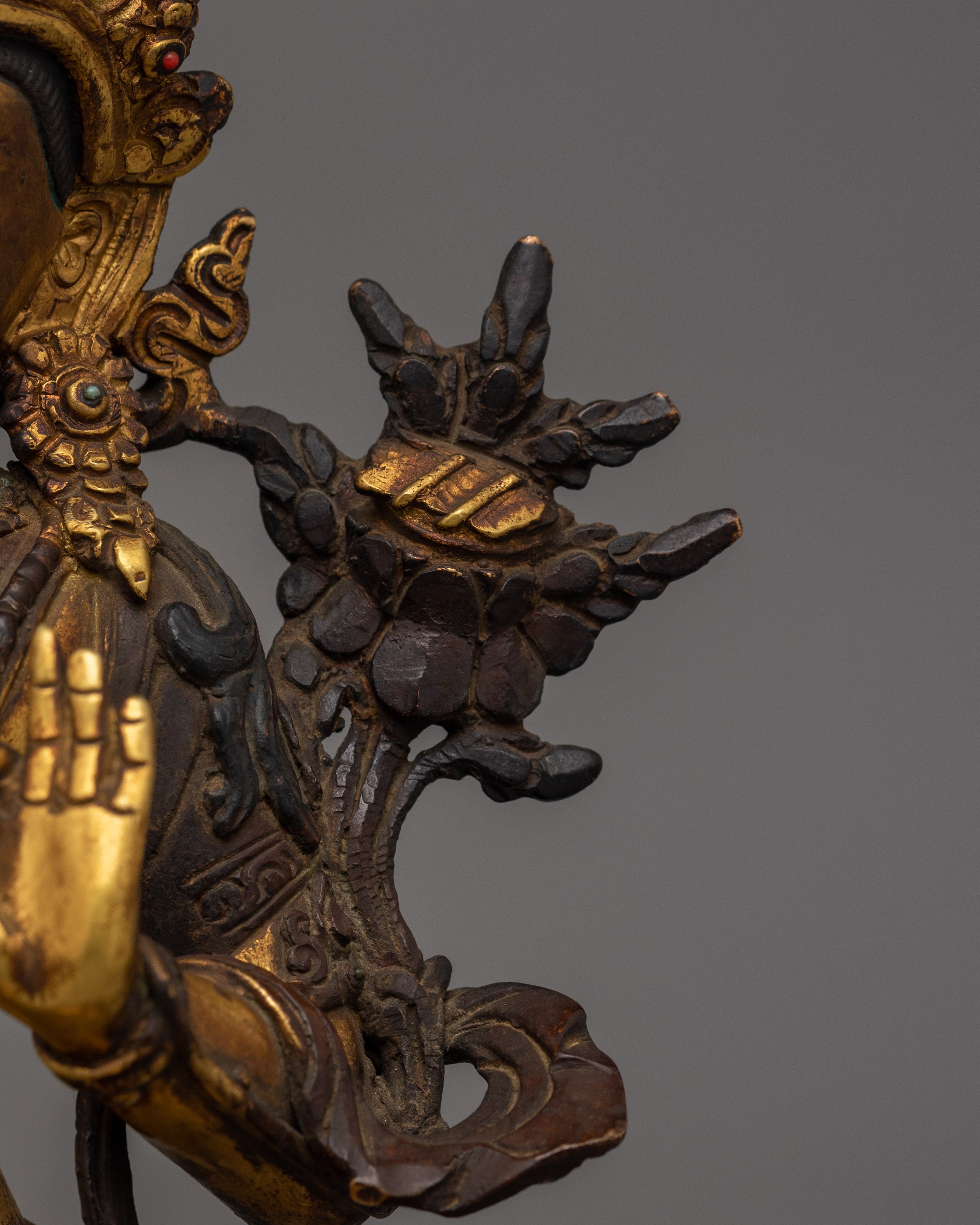 Tibetan Bodhisattva Manjushri Statue | Traditional Artwork