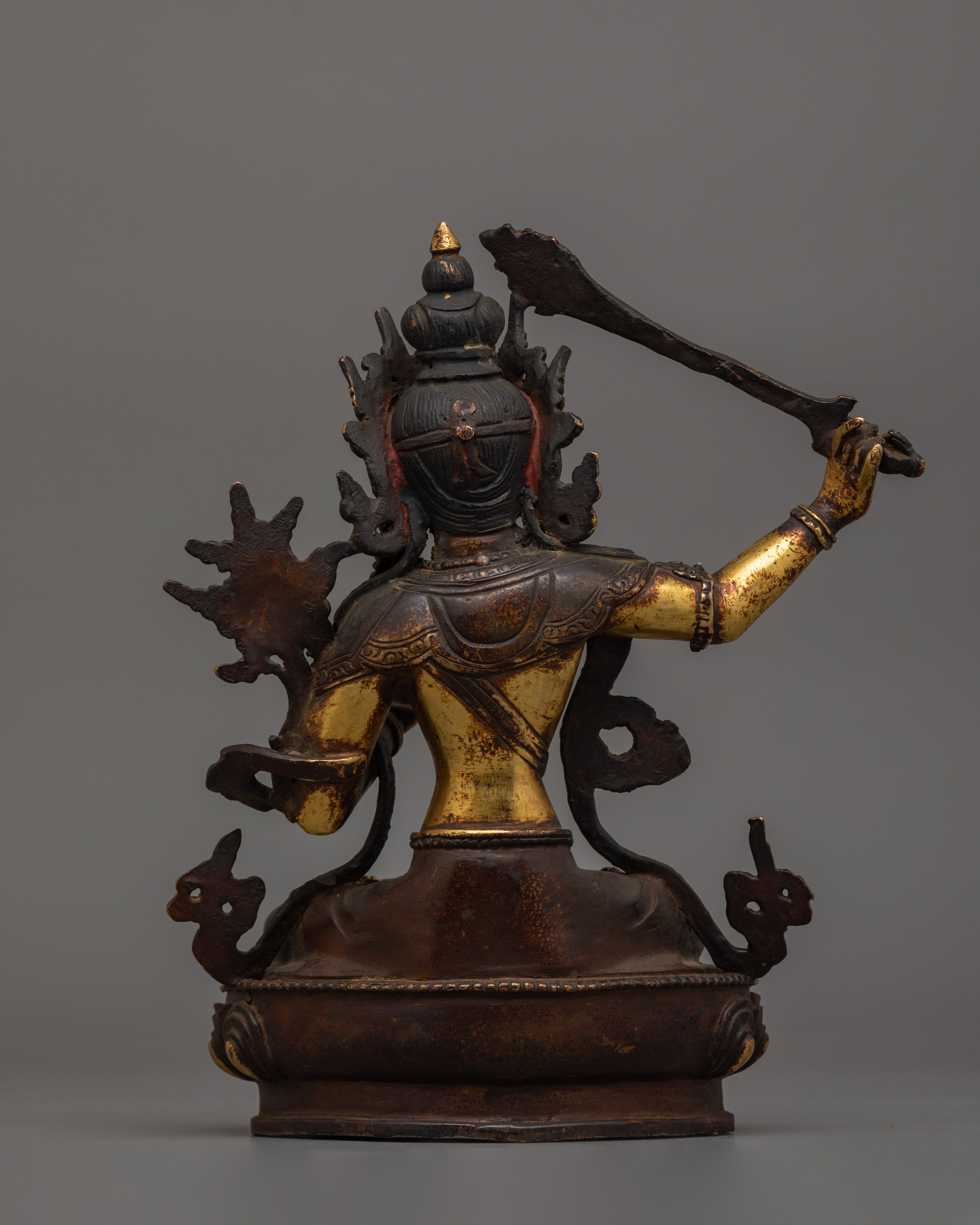 Tibetan Bodhisattva Manjushri Statue | Traditional Artwork