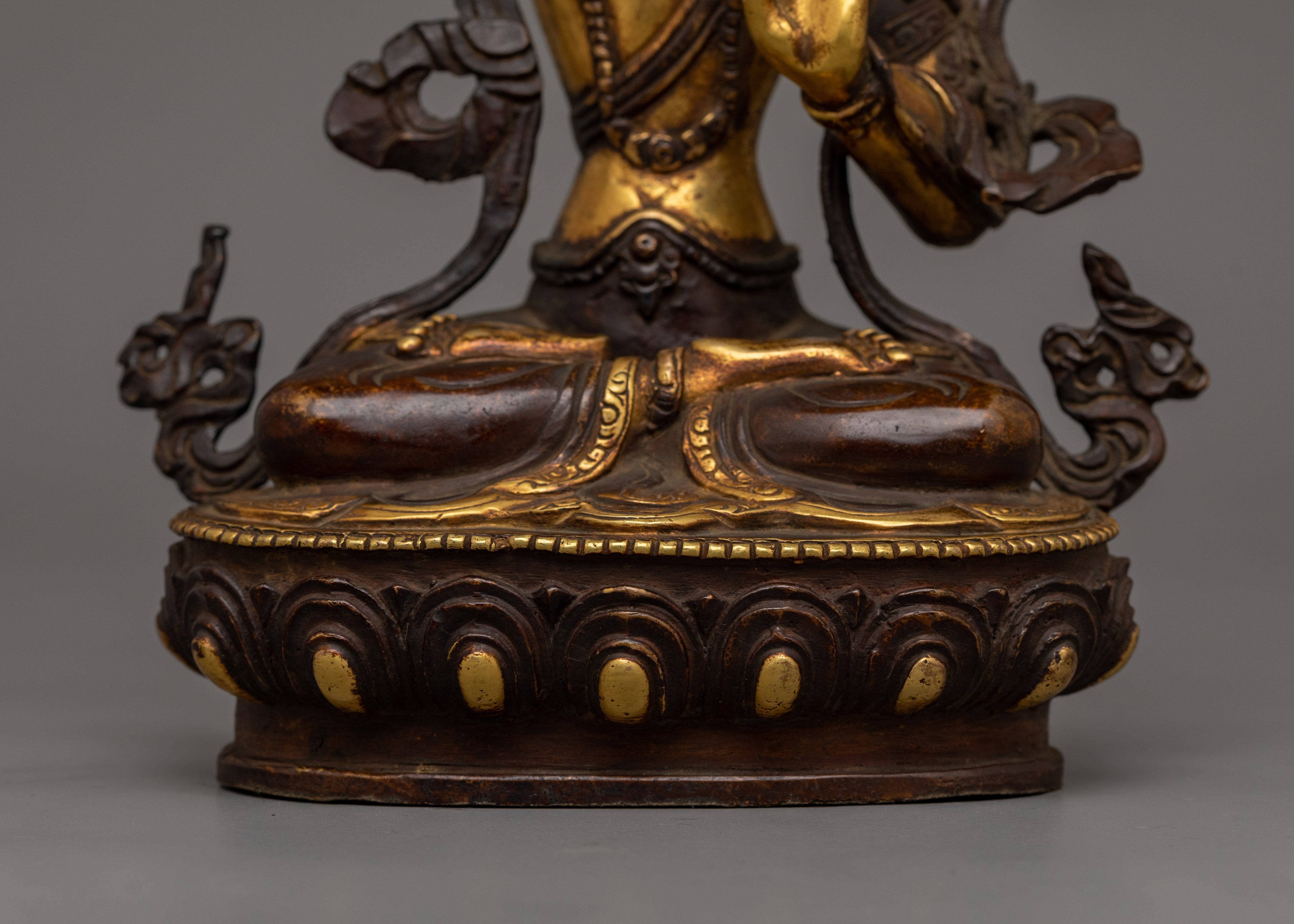 Tibetan Bodhisattva Manjushri Statue | Traditional Artwork