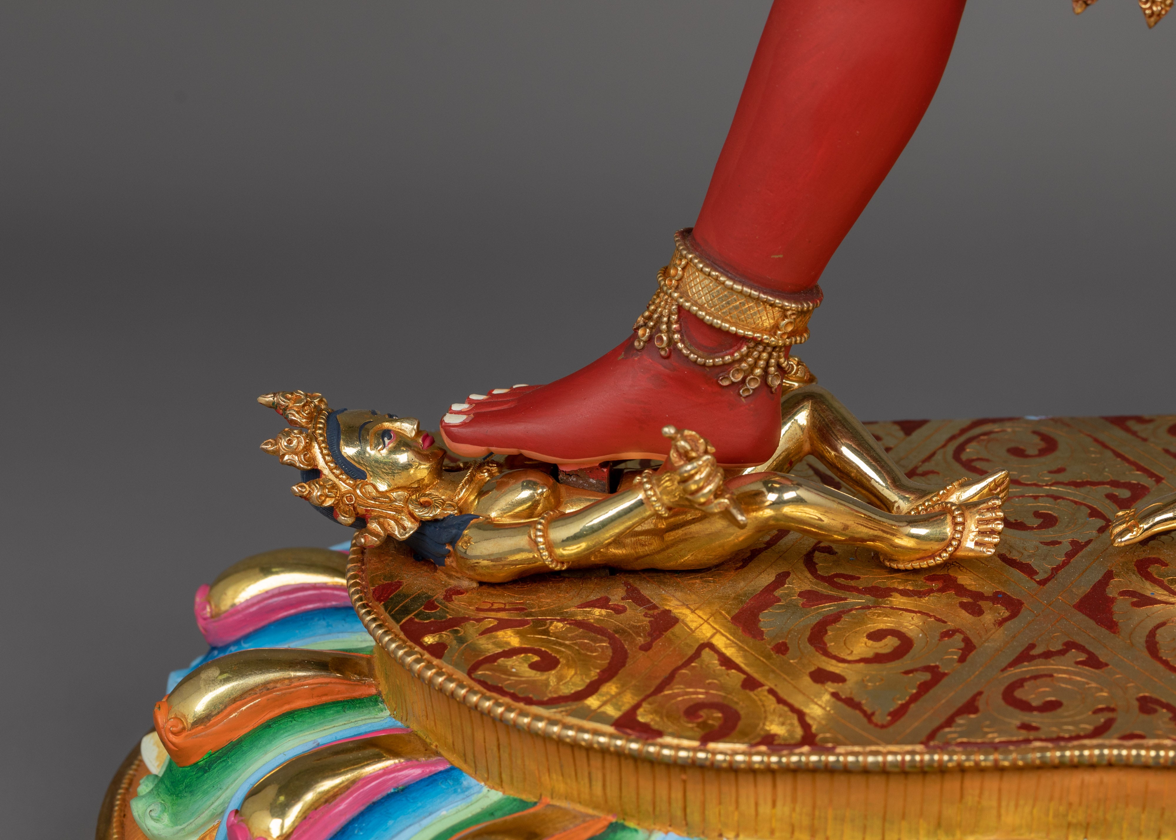 Female Goddess Vajrayogini Statue | Red Dakini Sculpture