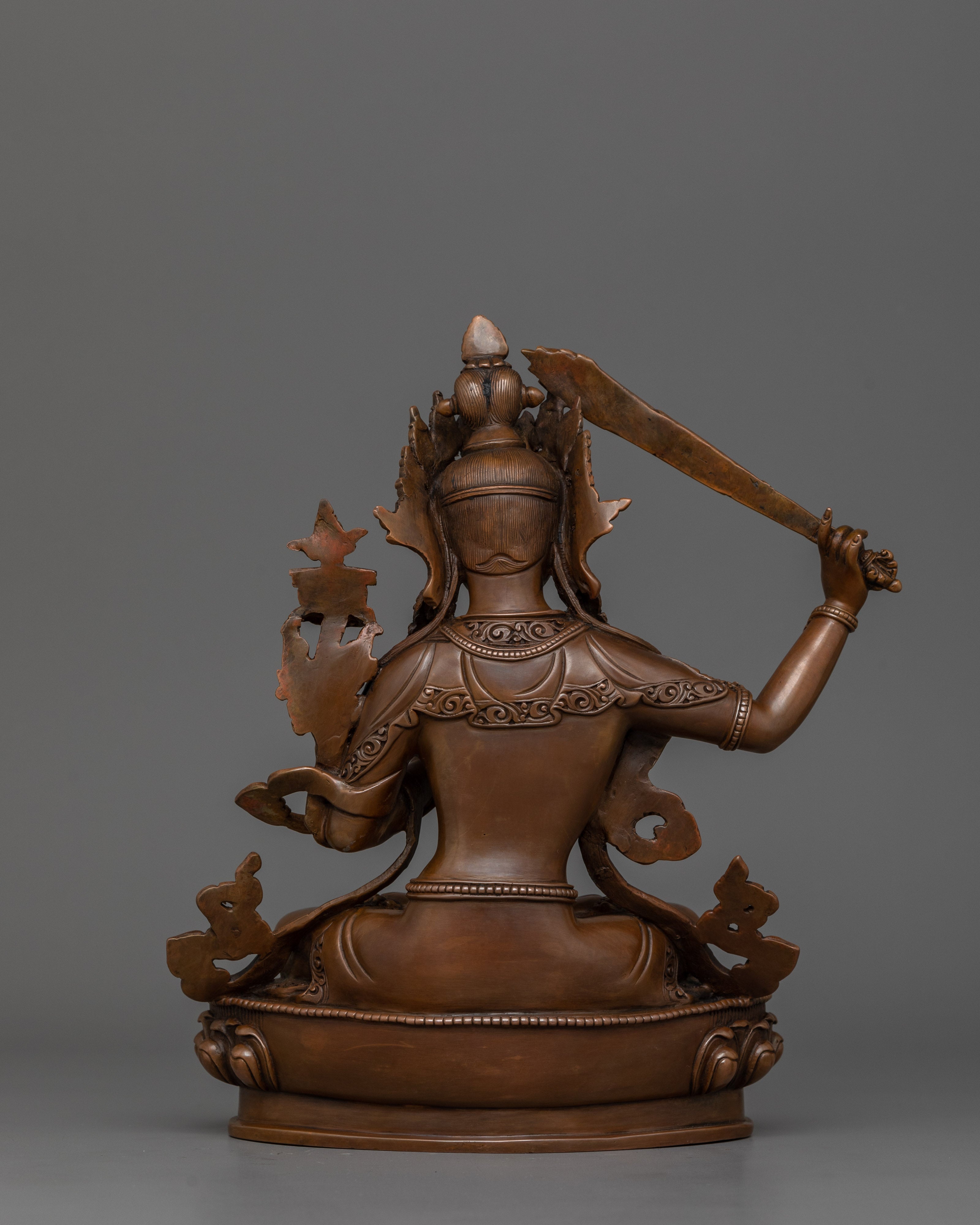 Bodhisattva Wisdom Deity Manjushri Statue | A Symbol of Clarity and Knowledge