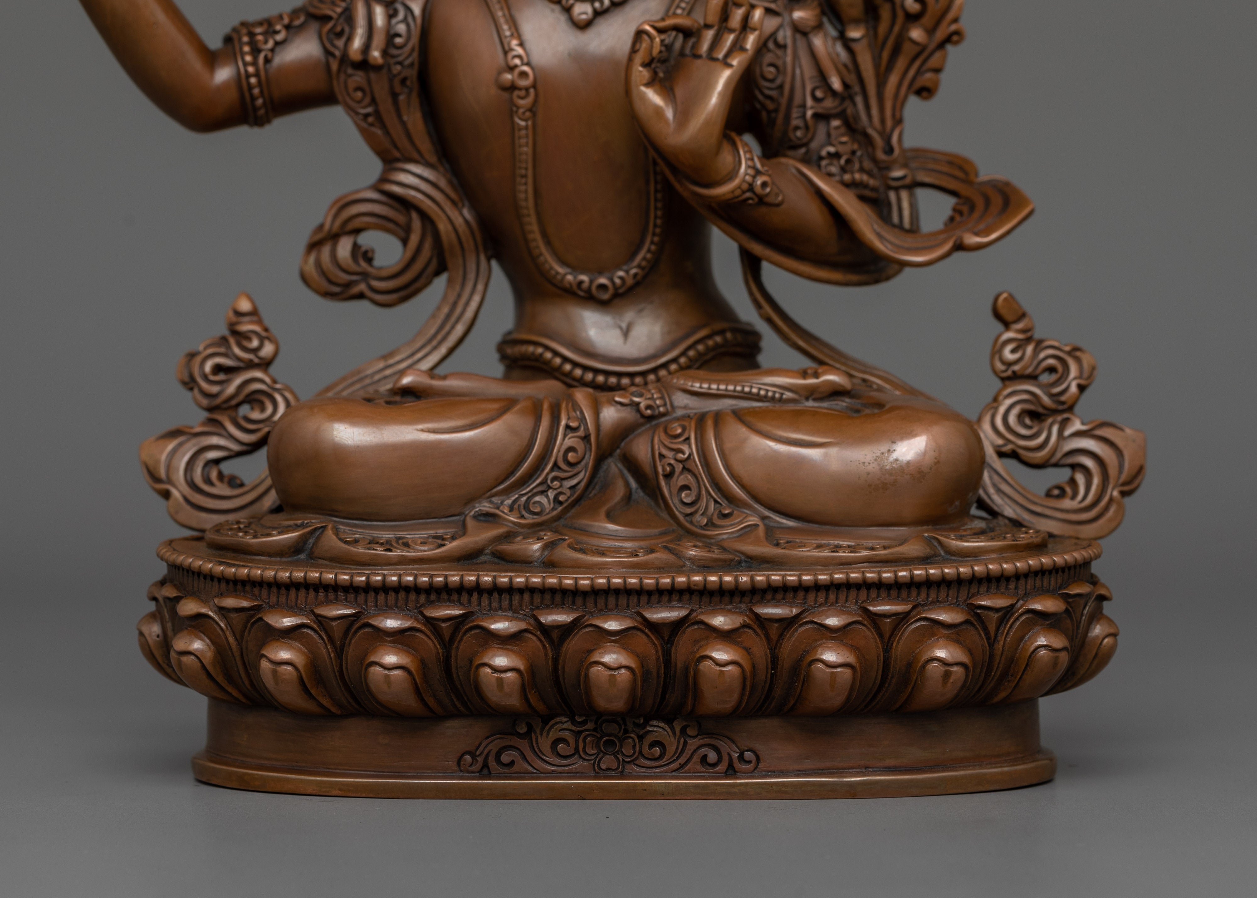 Bodhisattva Wisdom Deity Manjushri Statue | A Symbol of Clarity and Knowledge