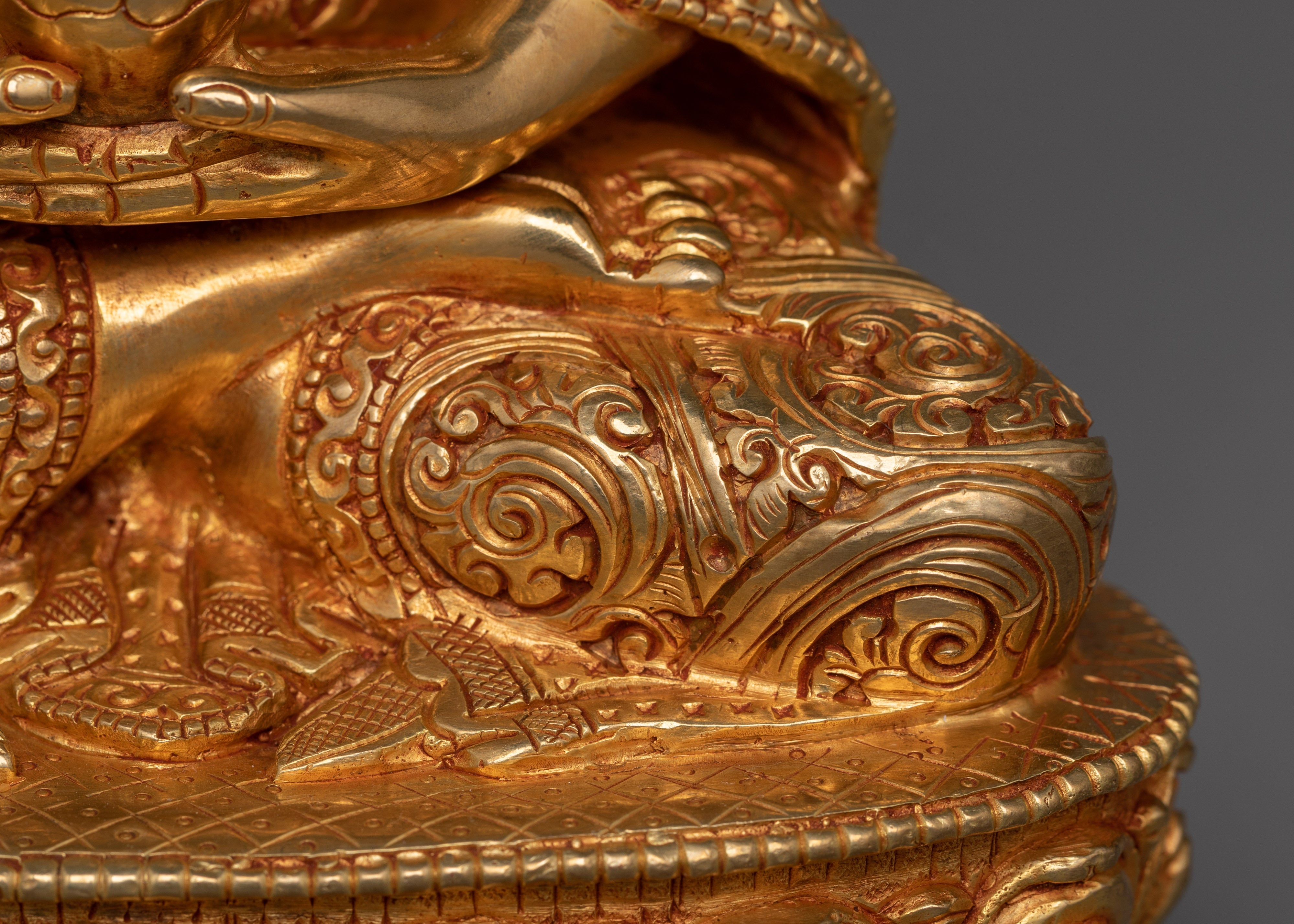 Handcrafted Statue of Buddha Amitabha | Buddha of Infinite Light and Spiritual Awakening