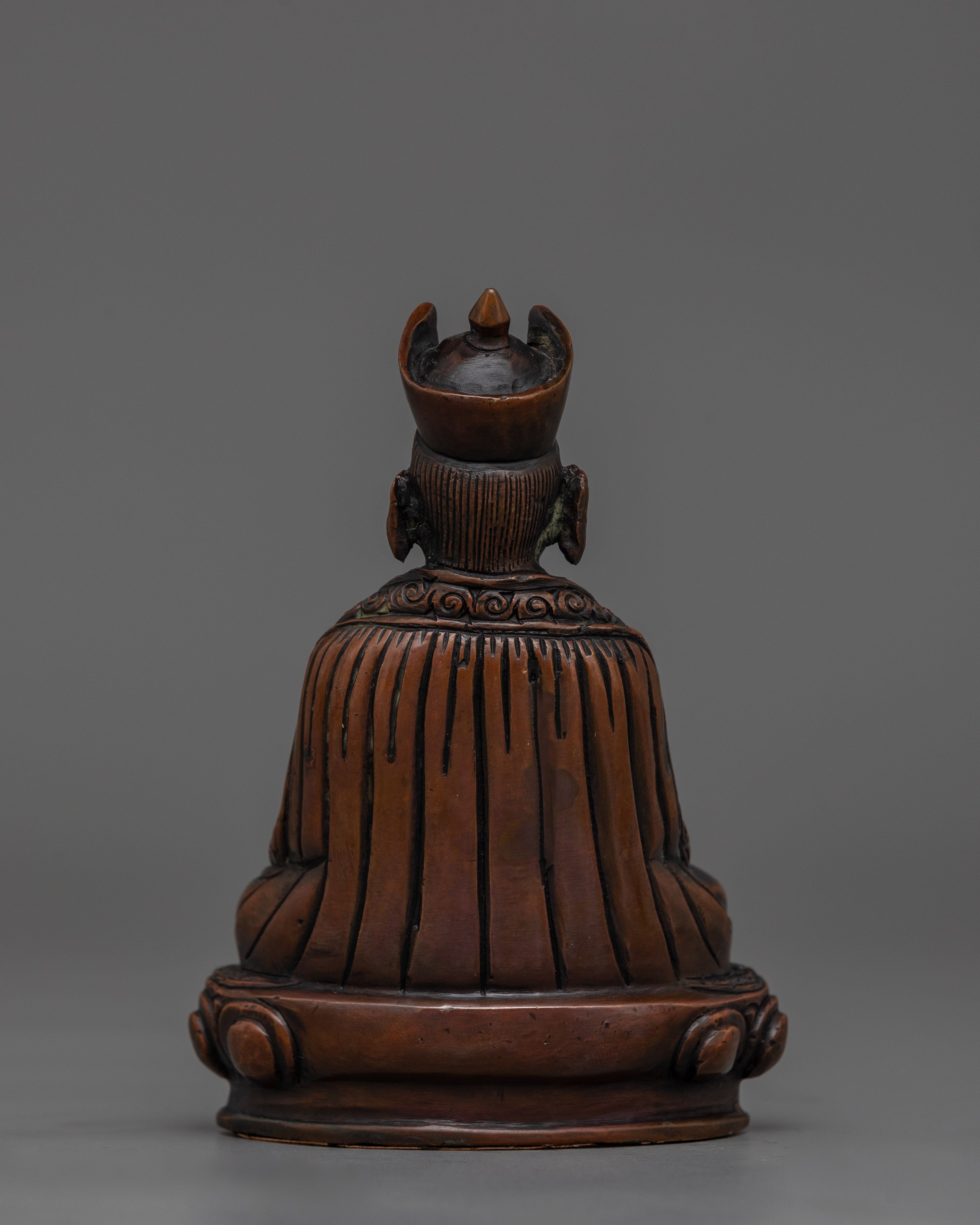 Tibetan Figurine of Buddhist Teacher Marpha | Spiritual Guru of Wisdom