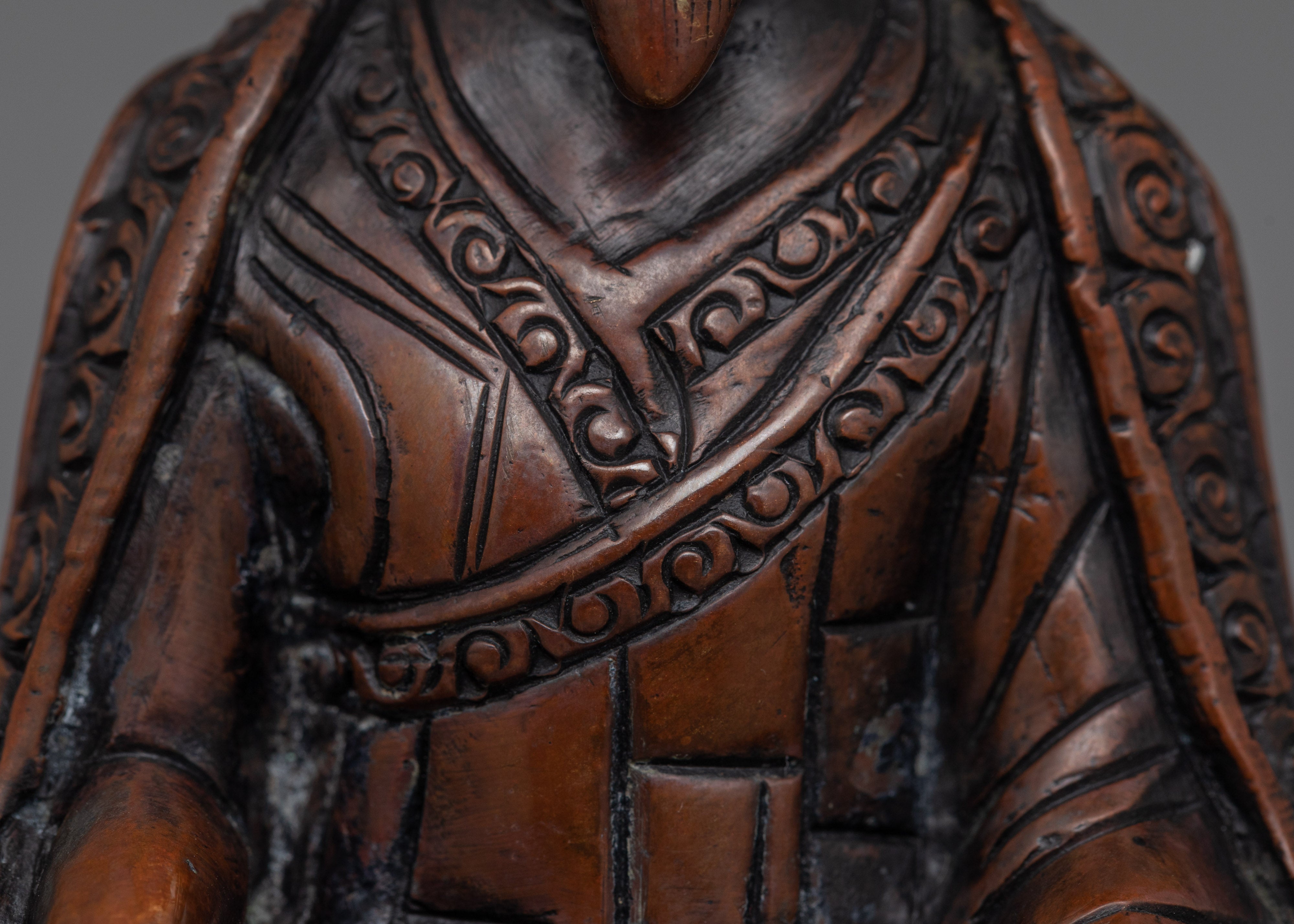 Tibetan Figurine of Buddhist Teacher Marpha | Spiritual Guru of Wisdom