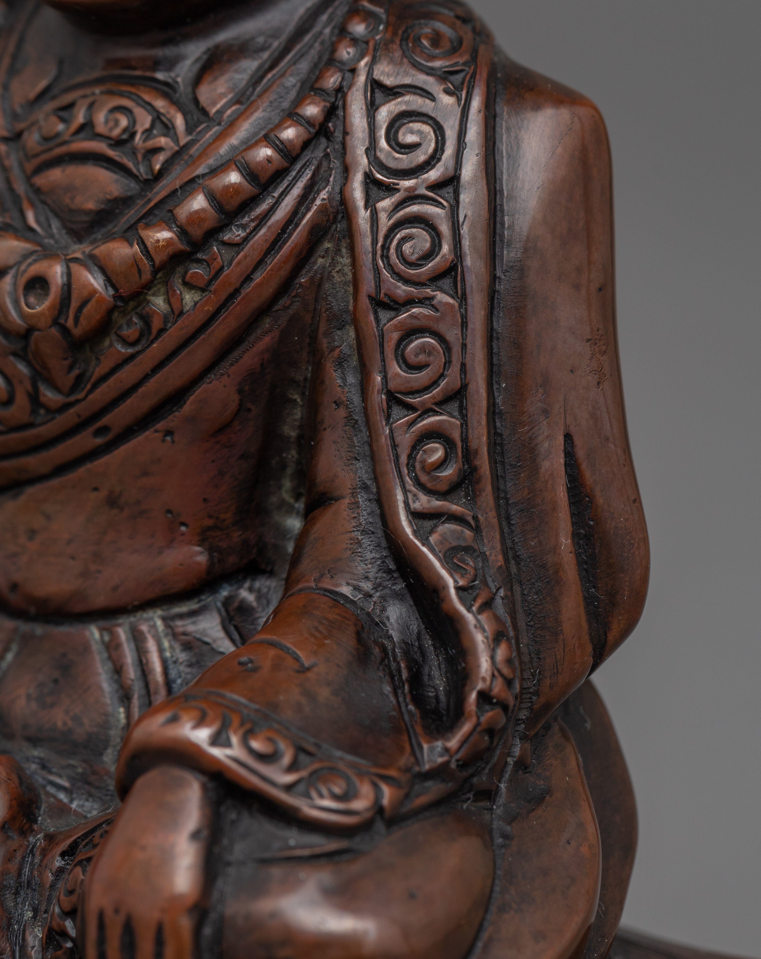 Himalayan Statue of Buddhist Guru Marpha | Spiritual Teacher of Enlightenment